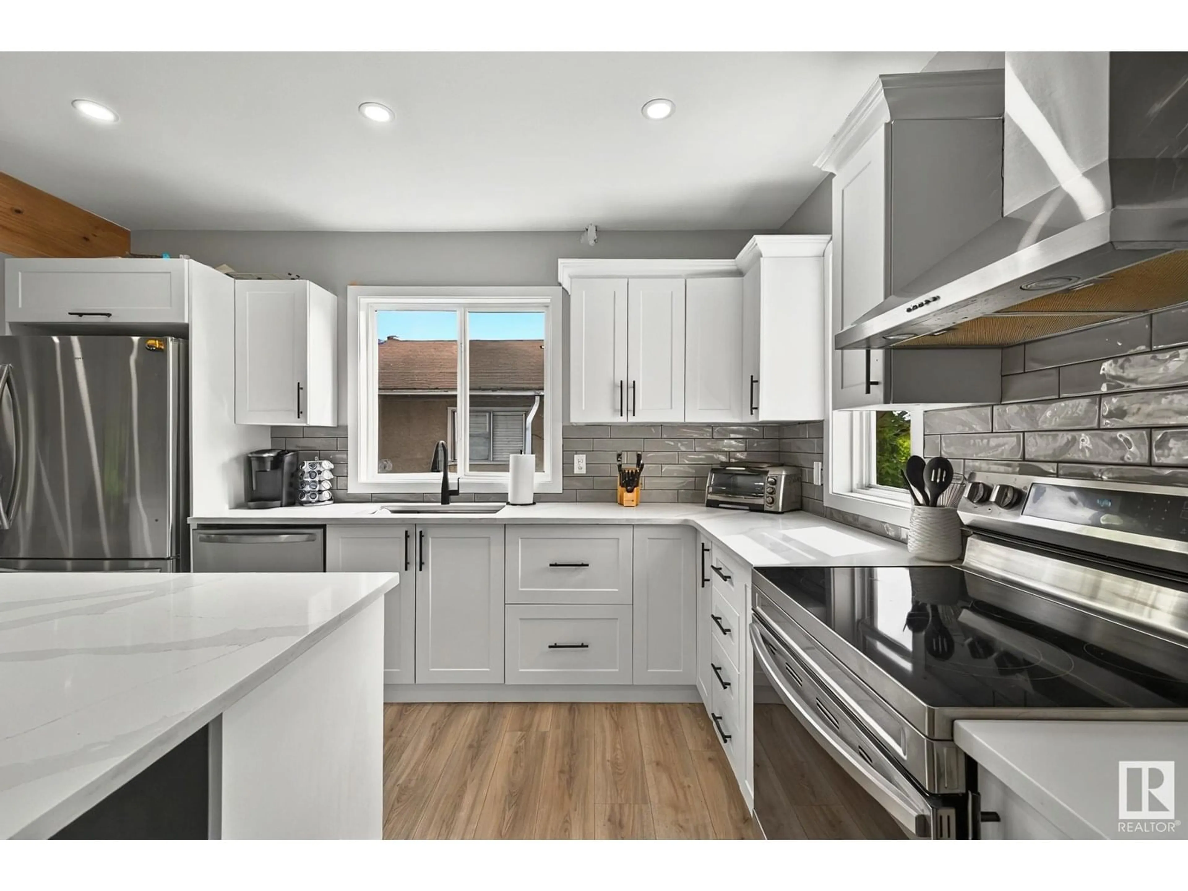 Open concept kitchen, unknown for NW - 12714 126 ST, Edmonton Alberta T5L0X8