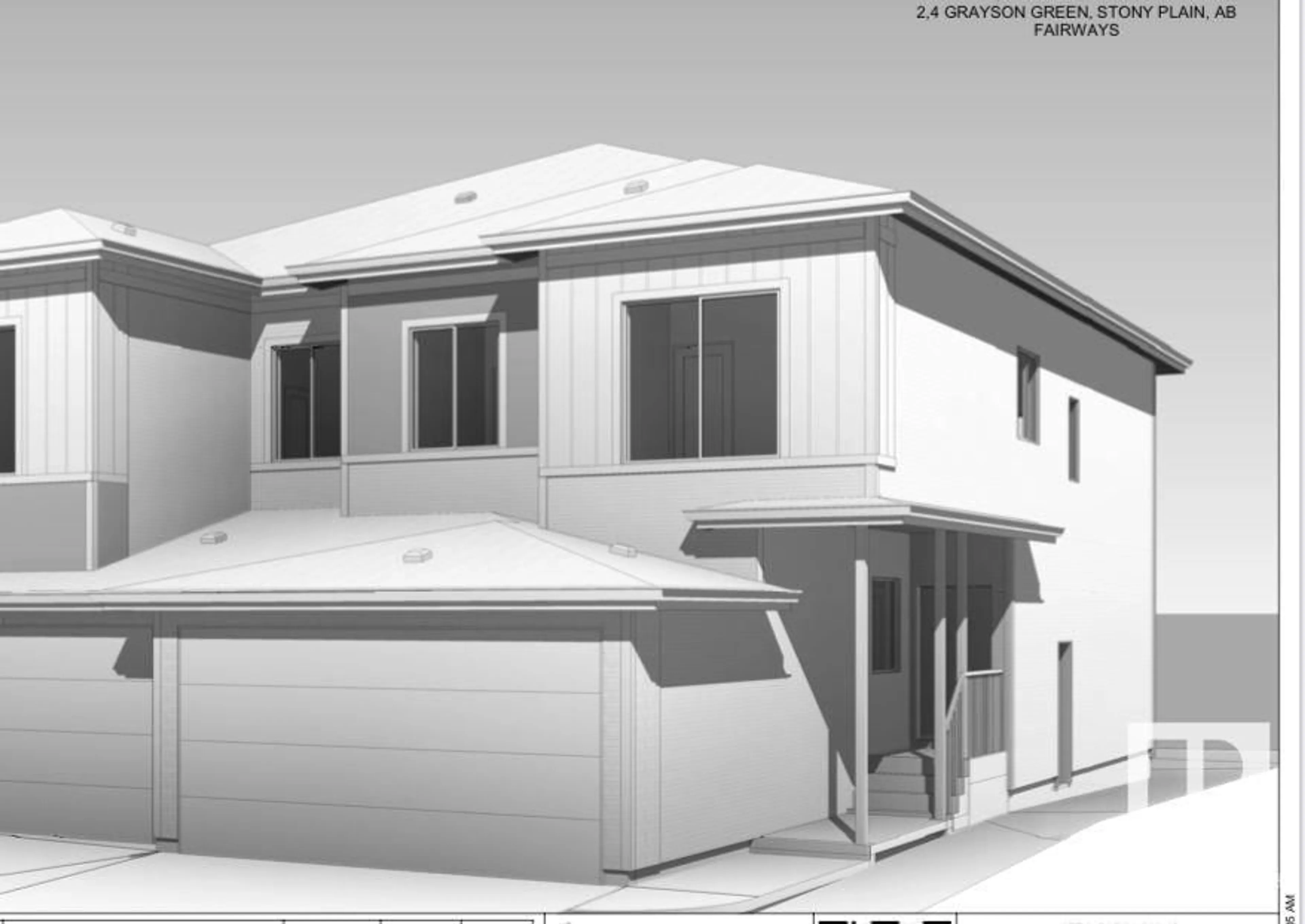 Home with vinyl exterior material, building for 4 GRAYSON GR, Stony Plain Alberta T7Z0P3