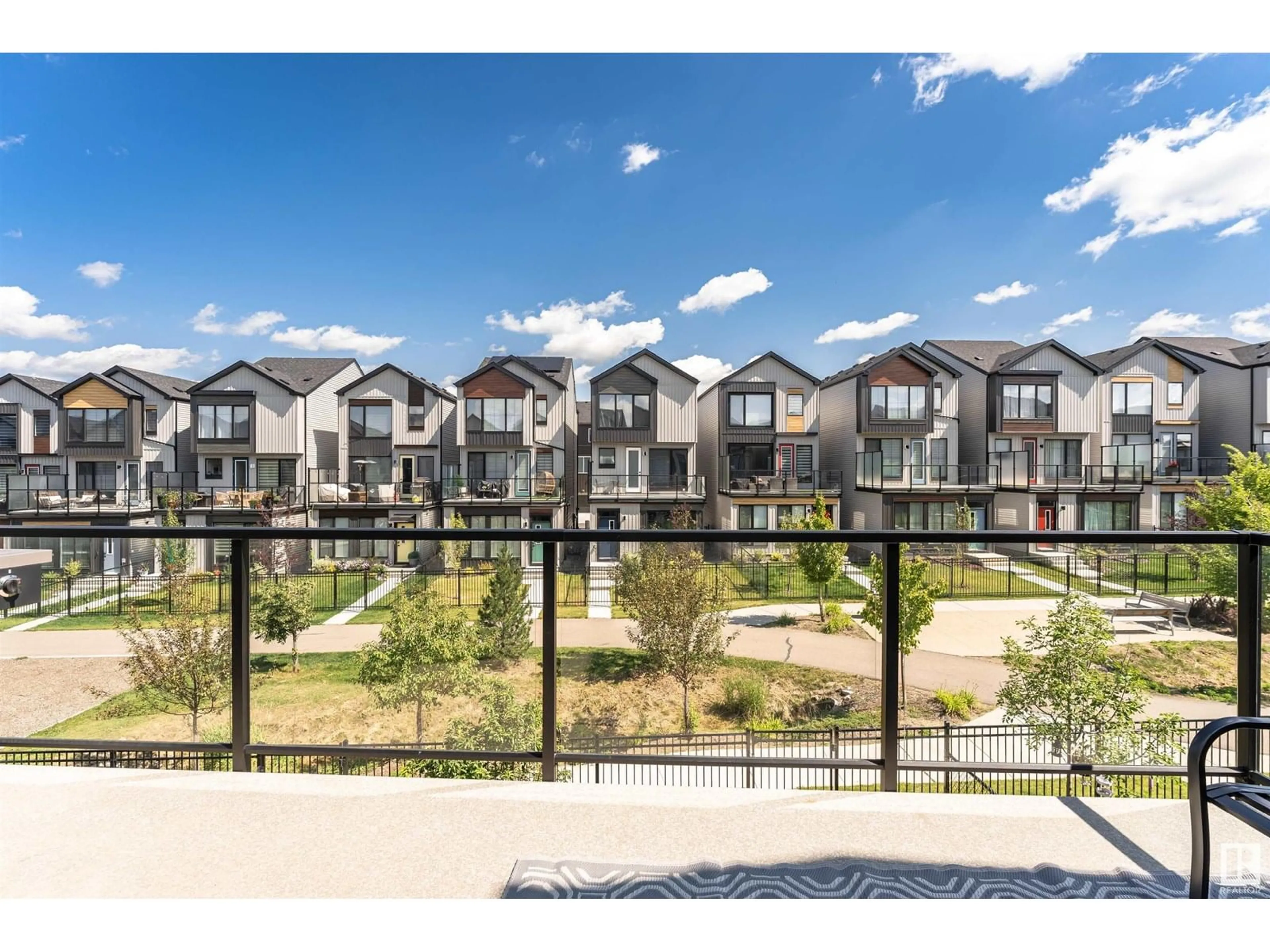 A pic from outside/outdoor area/front of a property/back of a property/a pic from drone, mountain view for SW - 451 39 ST, Edmonton Alberta T6X2X9