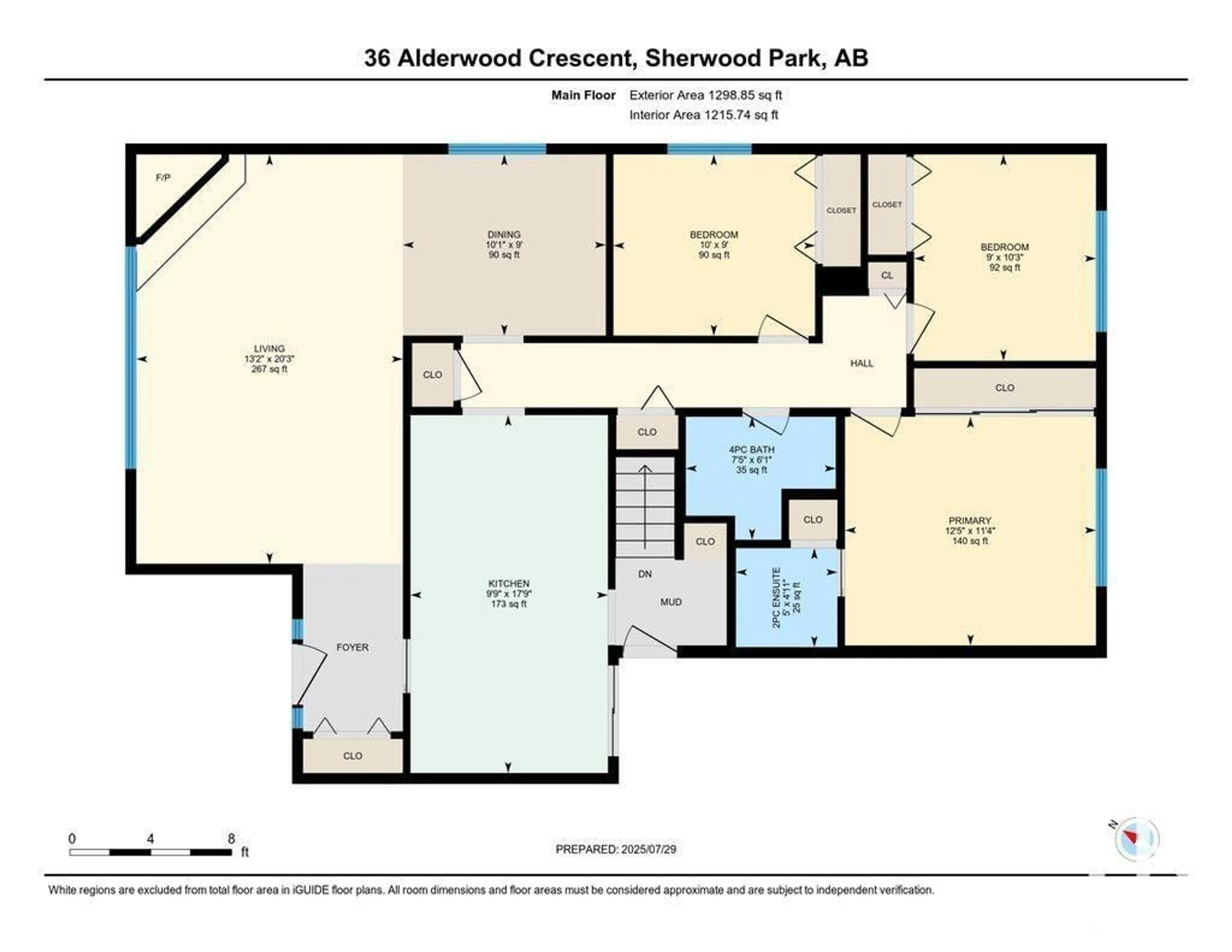 Floor plan for 36 ALDERWOOD CR, Sherwood Park Alberta T8A0K3