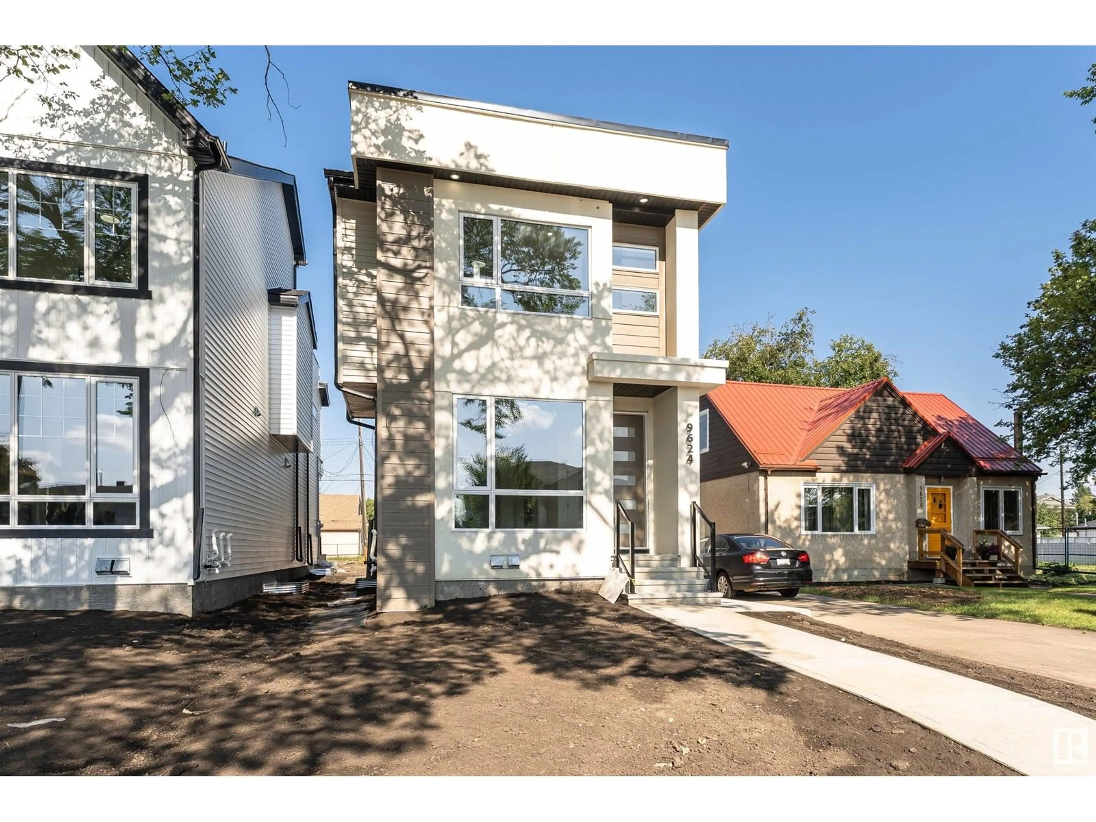Home with brick exterior material, street for 9624 86 ST, Edmonton Alberta T6C3E9