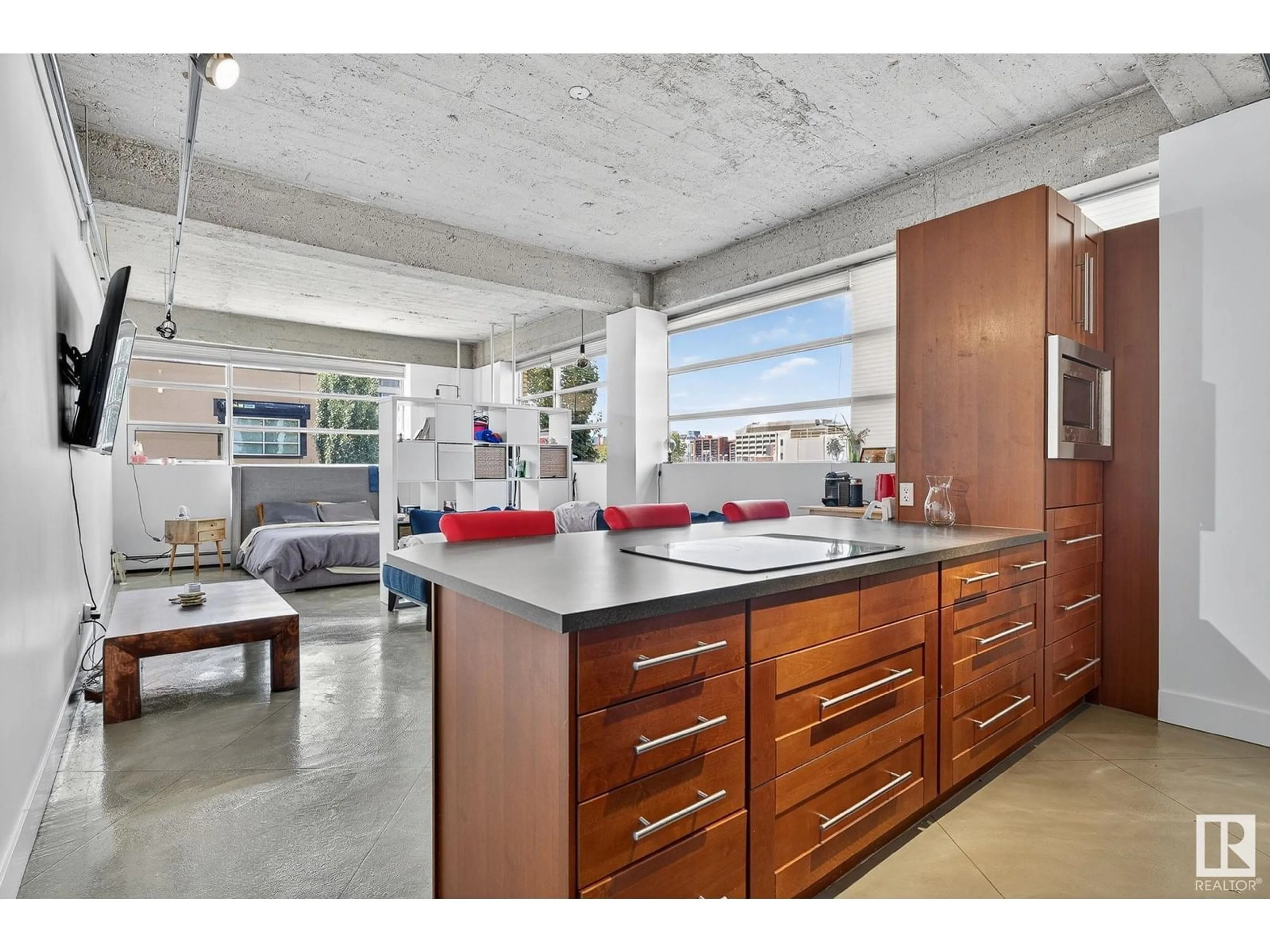 Open concept kitchen, unknown for 201 - 10355 105 ST NW, Edmonton Alberta T5J1E8