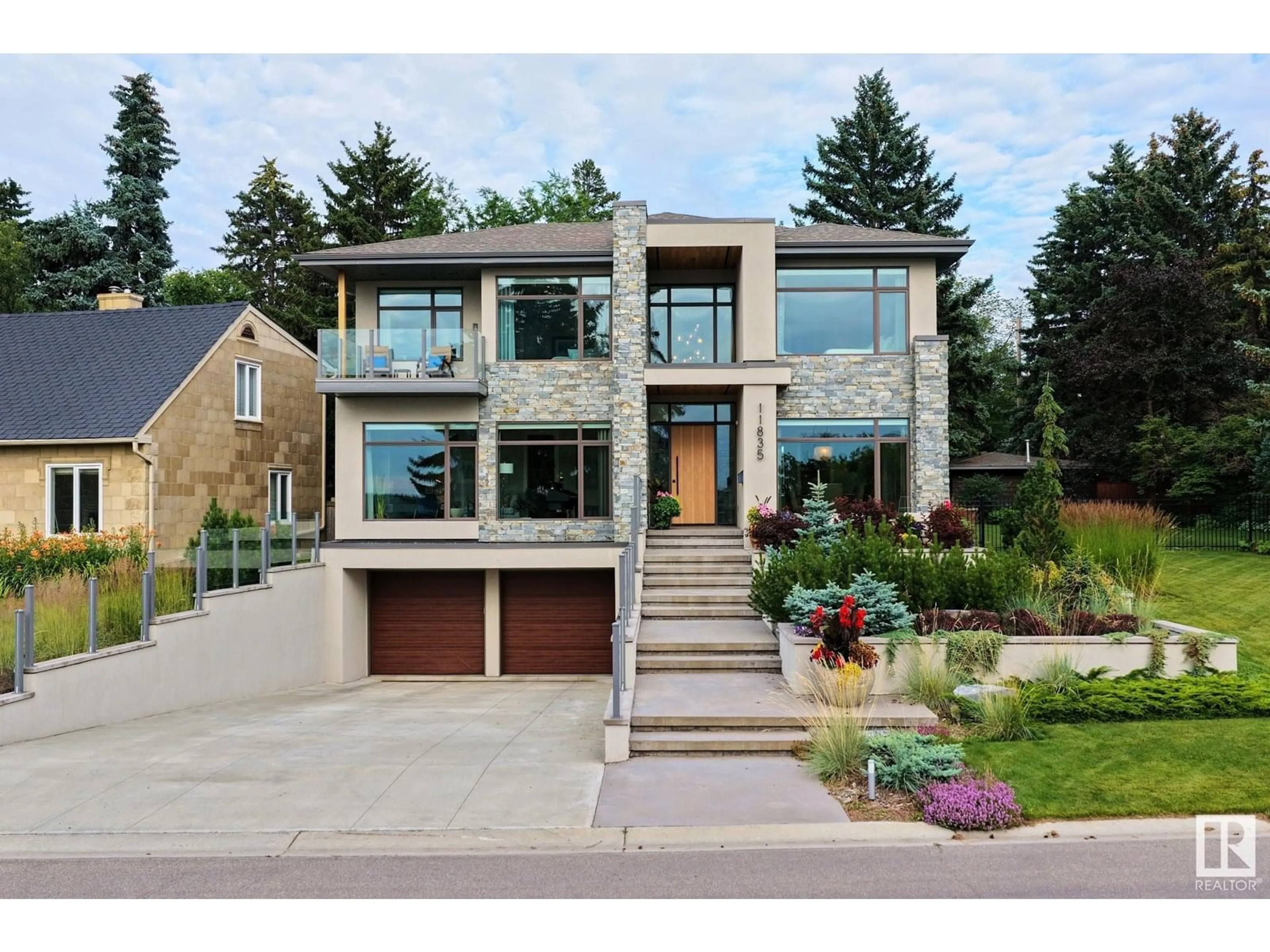 Home with brick exterior material, street for 11835 SASKATCHEWAN DR, Edmonton Alberta T6G2B6