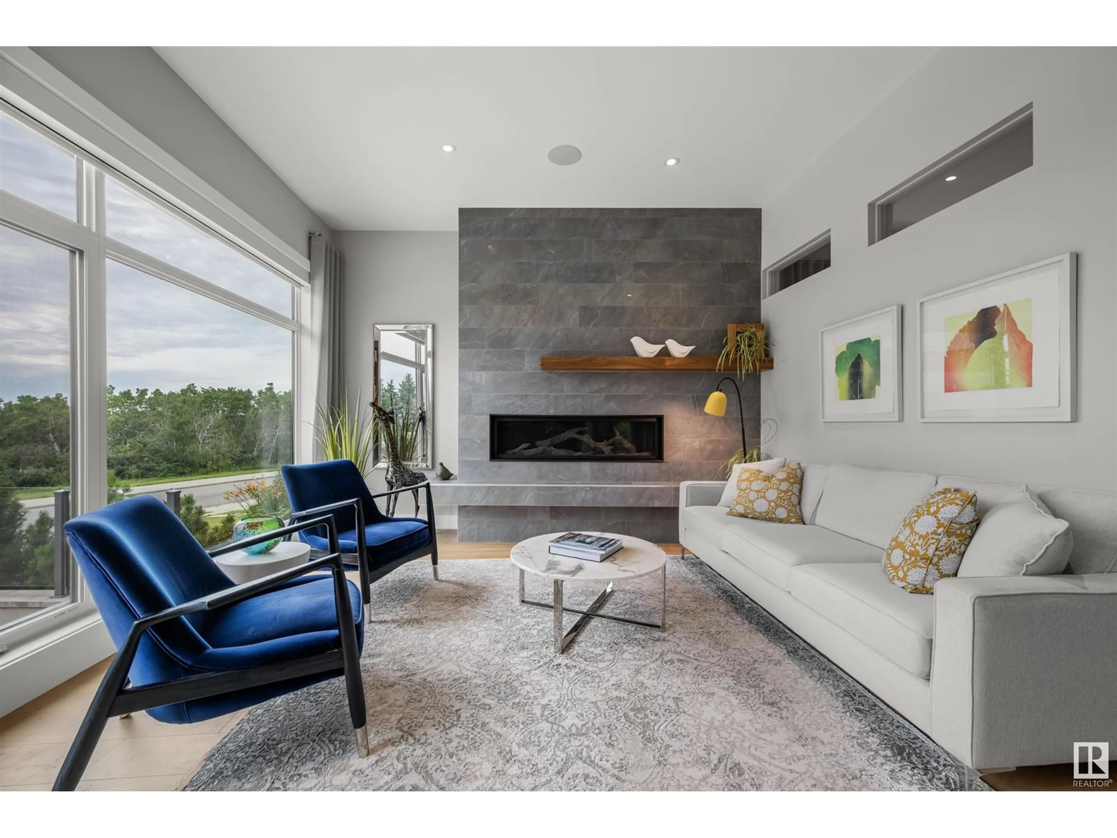 Living room with furniture, unknown for 11835 SASKATCHEWAN DR, Edmonton Alberta T6G2B6
