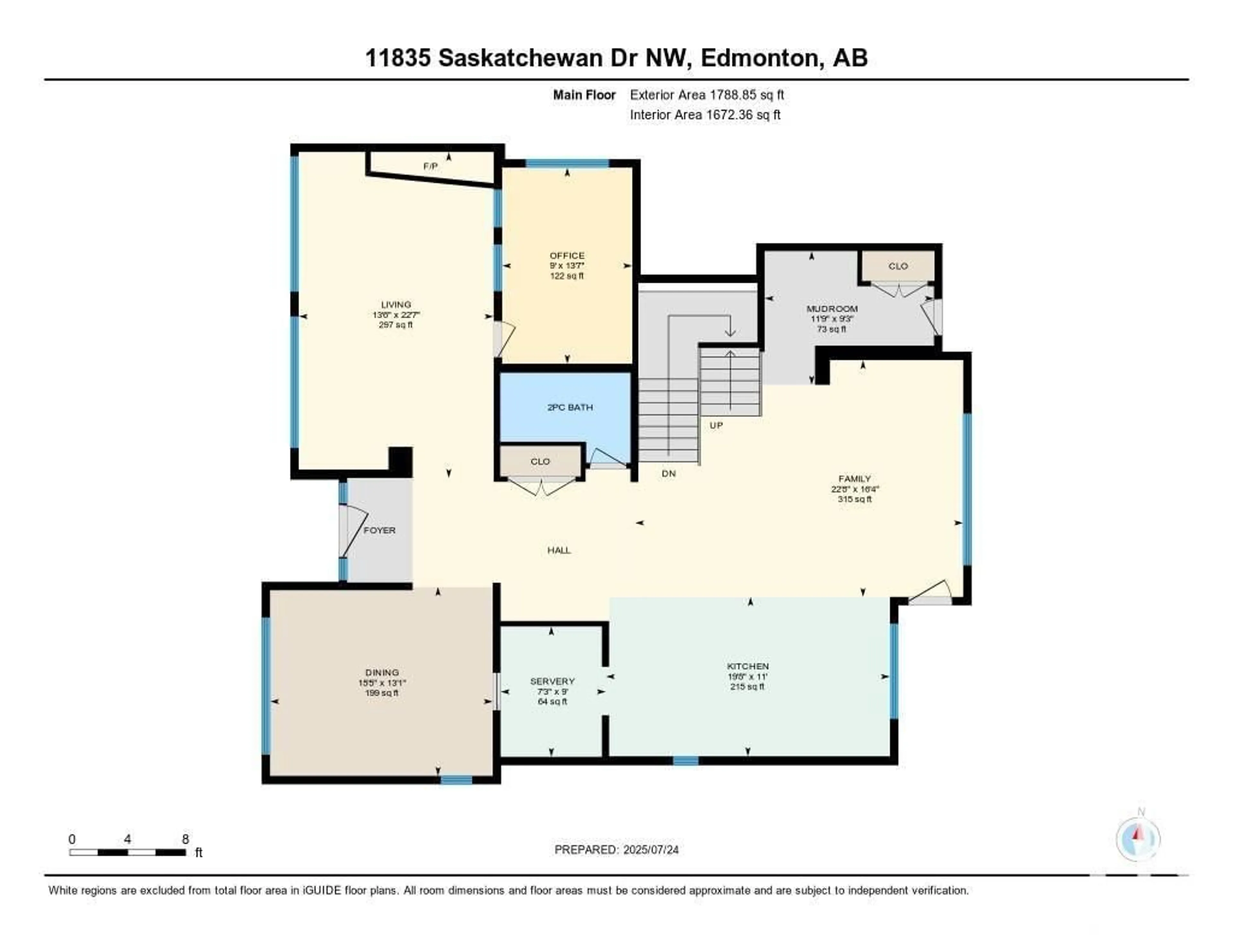Floor plan for 11835 SASKATCHEWAN DR, Edmonton Alberta T6G2B6