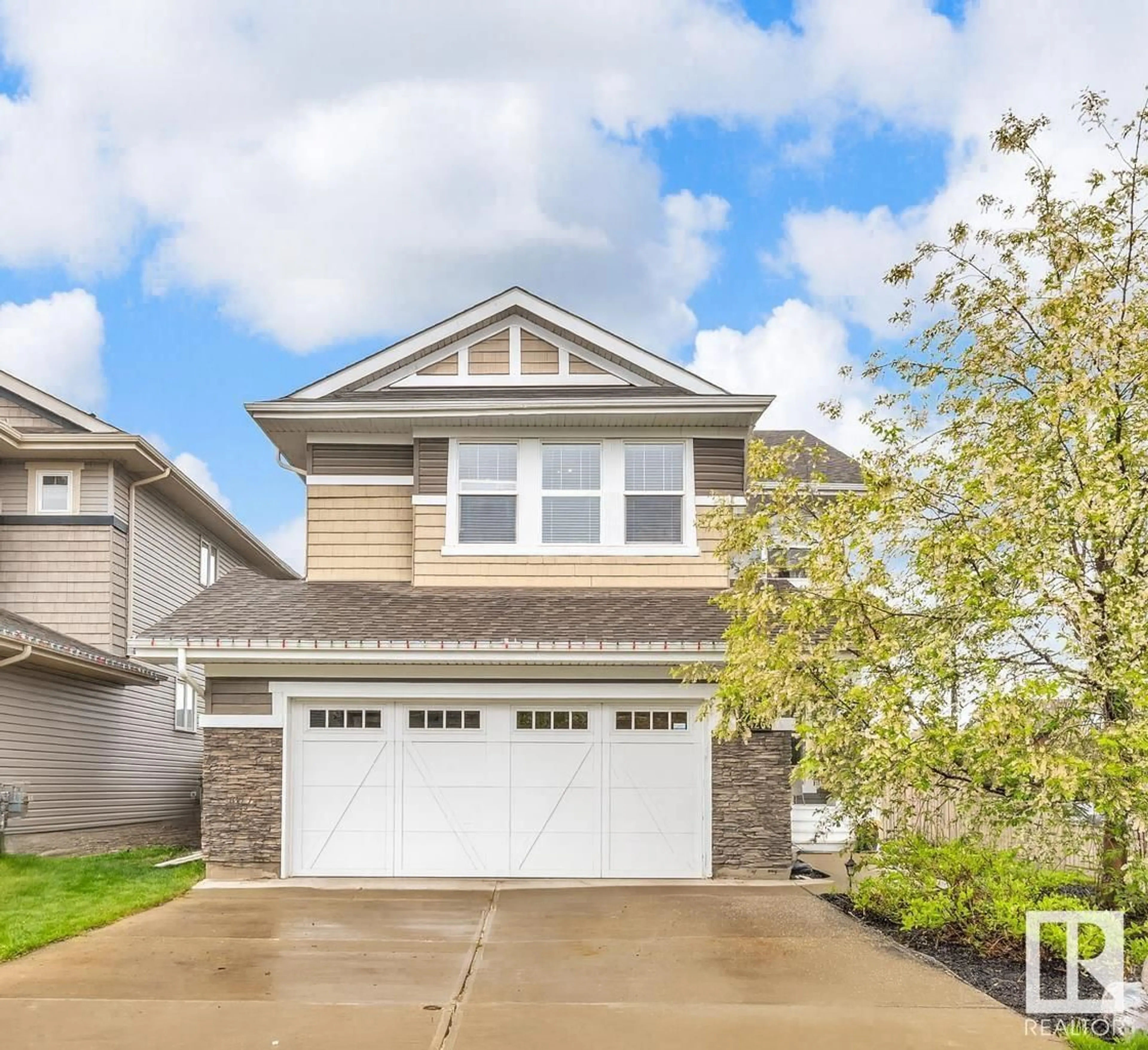 Home with vinyl exterior material, street for 1426 CAREY WY, Edmonton Alberta T6W0Y8