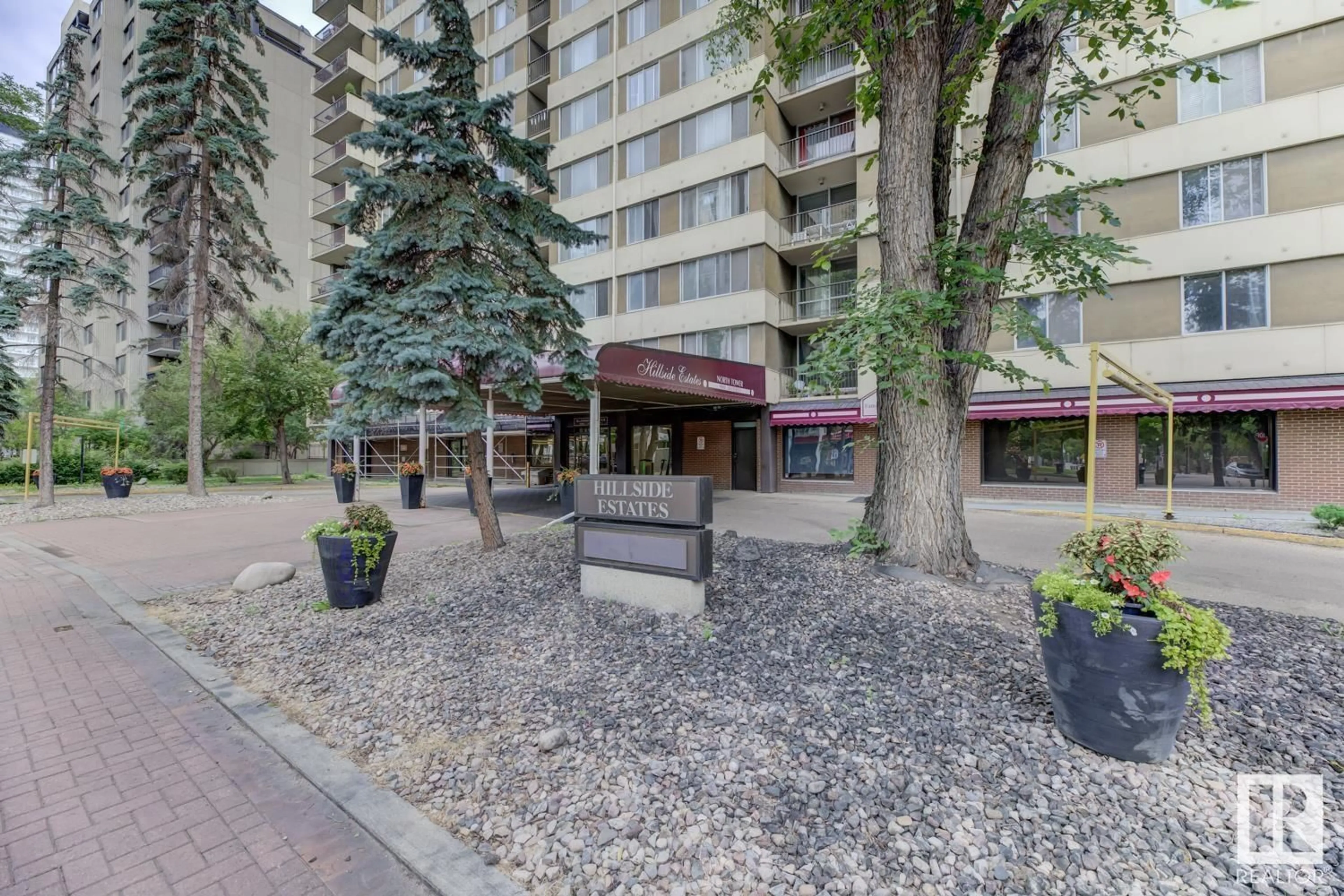 Patio, street for #1103 - 9909 104 ST, Edmonton Alberta T5K2G5