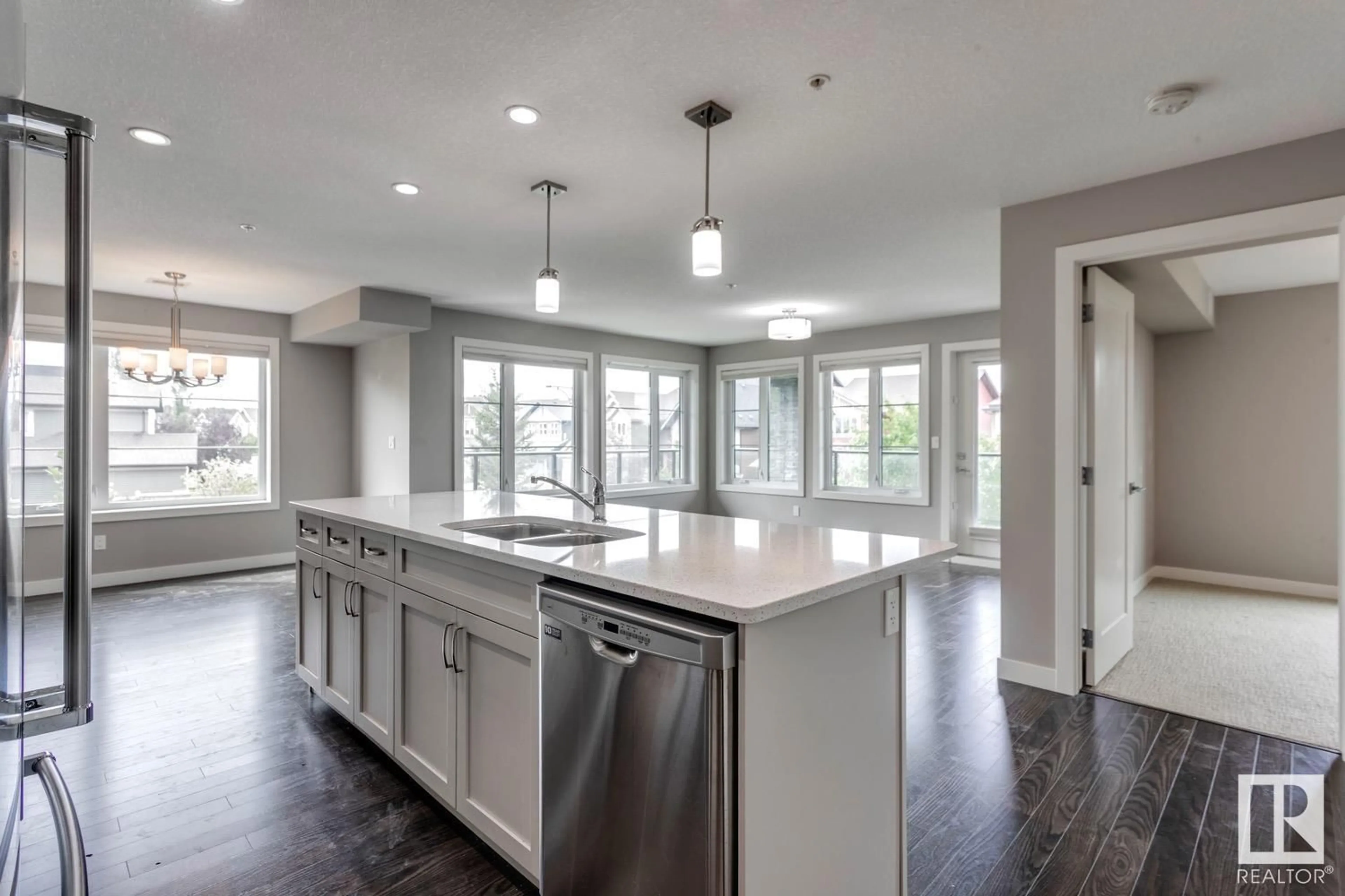 Open concept kitchen, unknown for 206 - 5029 EDGEMONT BV, Edmonton Alberta T6M0S8