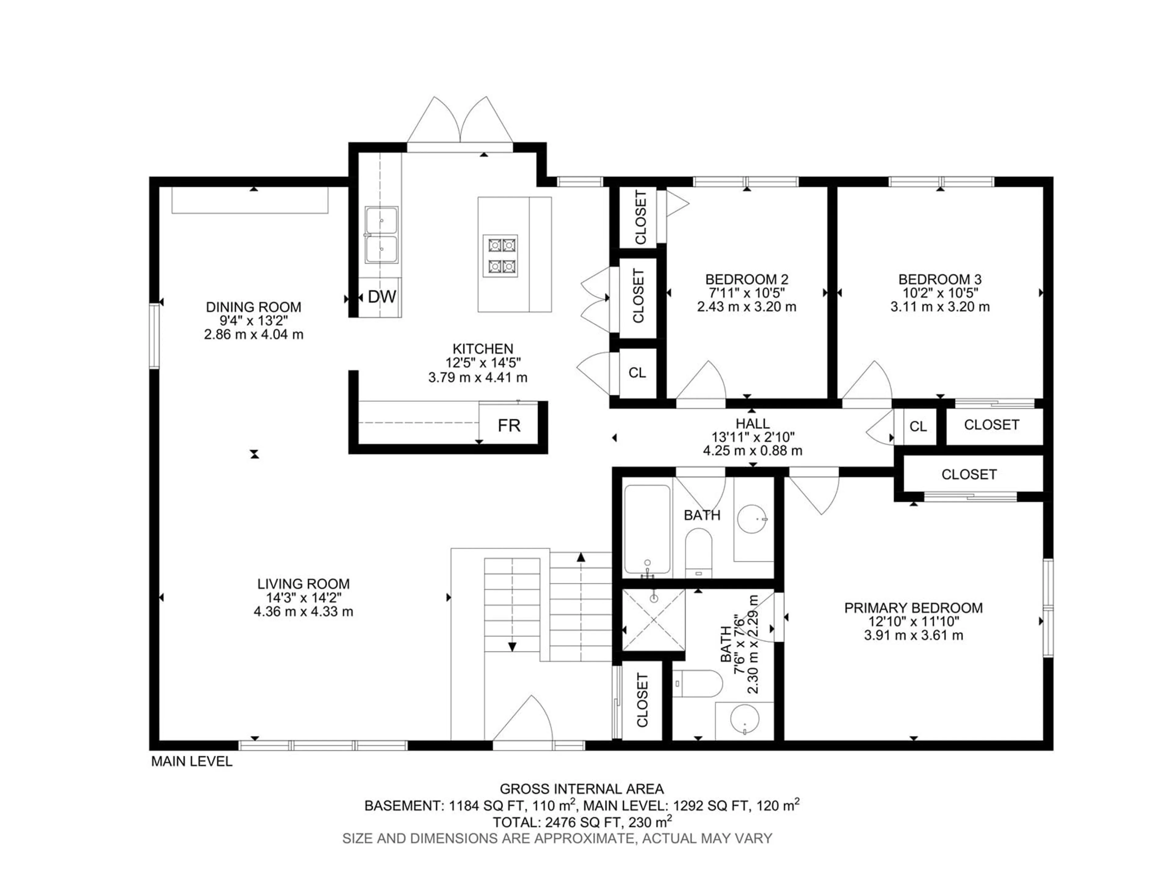 Floor plan for 17 AMBER CR, St. Albert Alberta T8N2J2