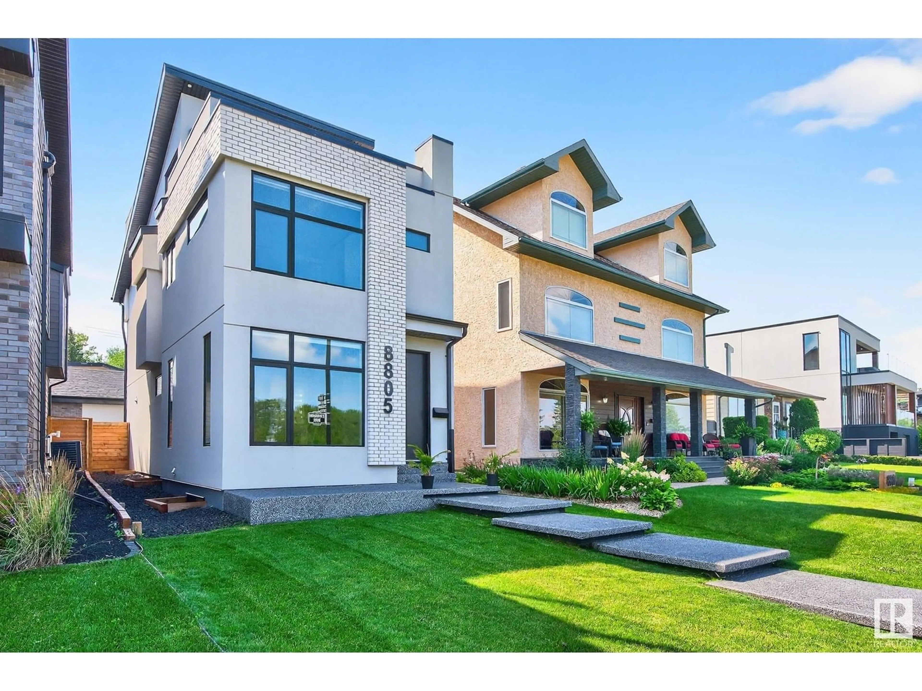 Home with brick exterior material, unknown for 8805 STRATHEARN DR, Edmonton Alberta T6C4C8
