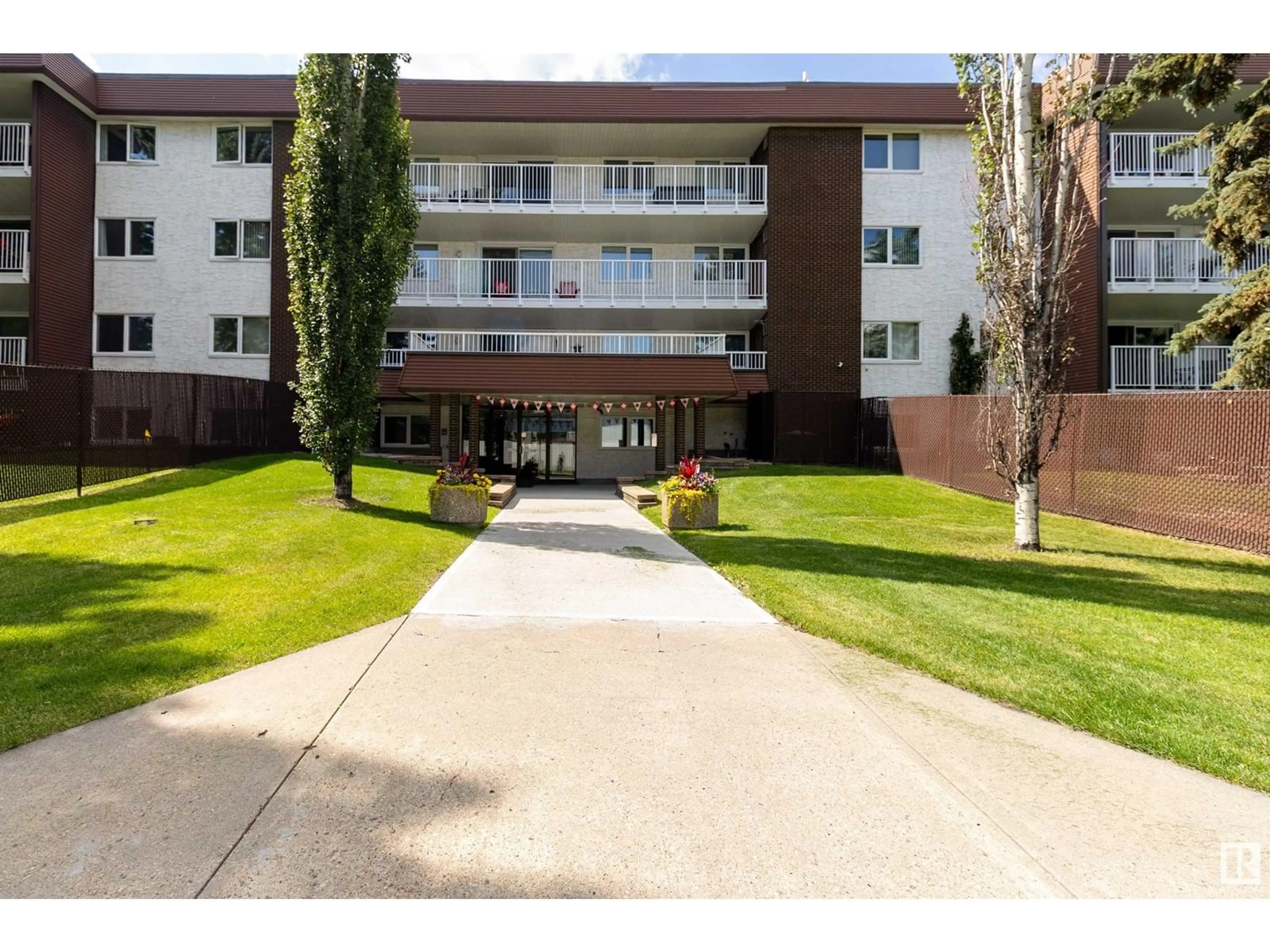 A pic from outside/outdoor area/front of a property/back of a property/a pic from drone, unknown for #308 - 14810 51 AVE NW, Edmonton Alberta T6H5G5