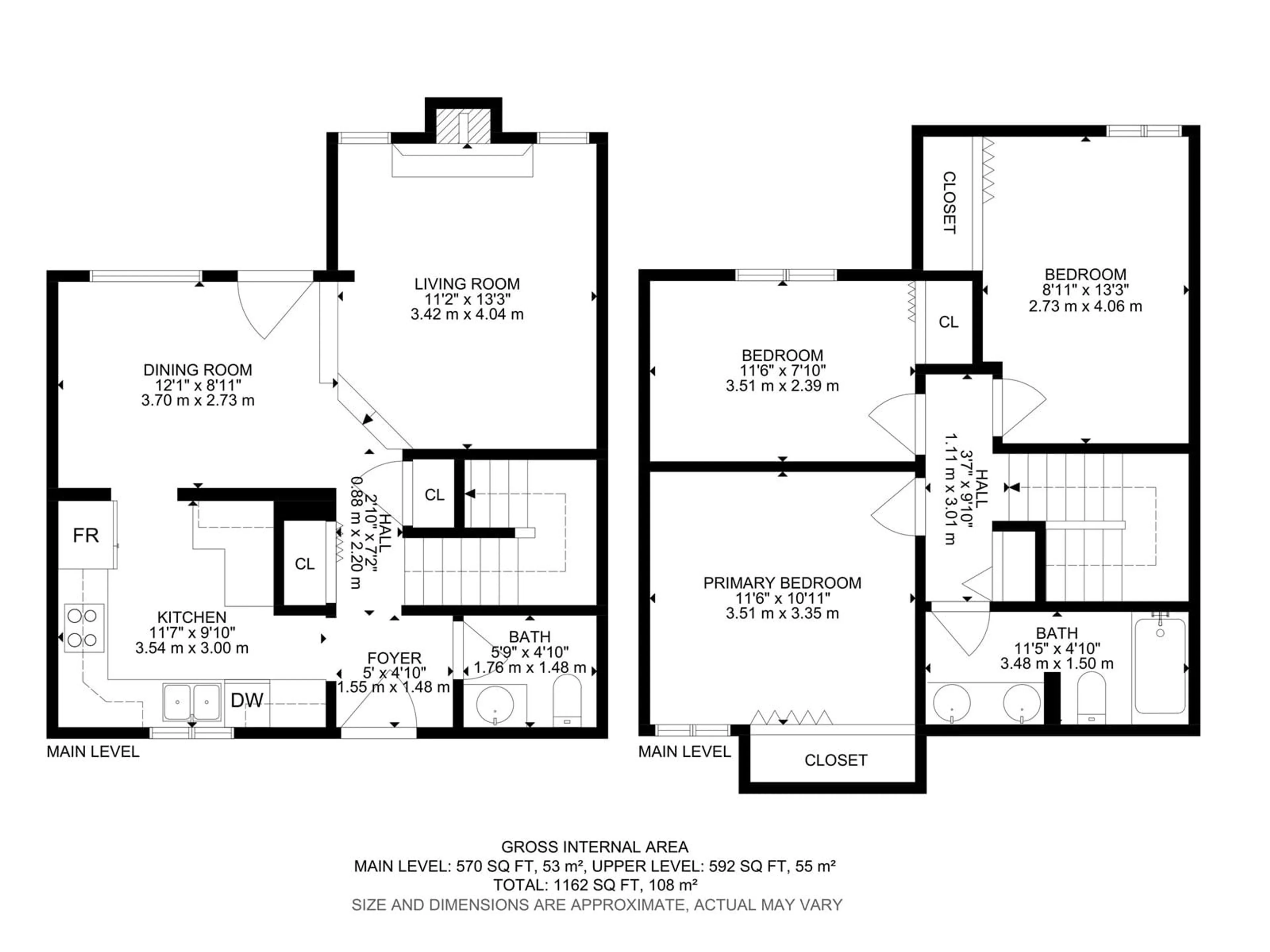 Floor plan for #7 - 1415 62 ST, Edmonton Alberta T6L4K1