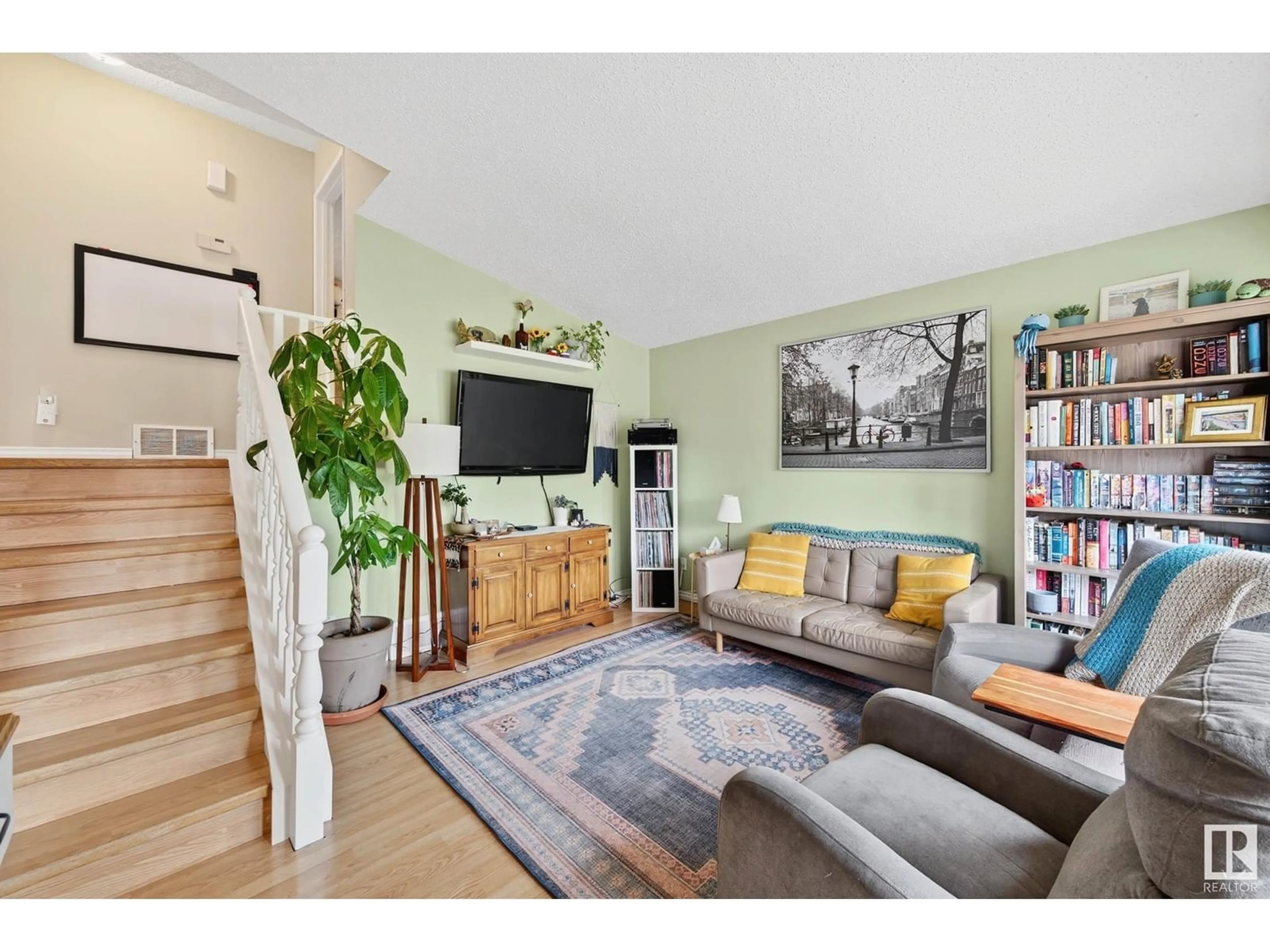 Living room with furniture, unknown for NW - 7712 188 ST, Edmonton Alberta T5T5J3