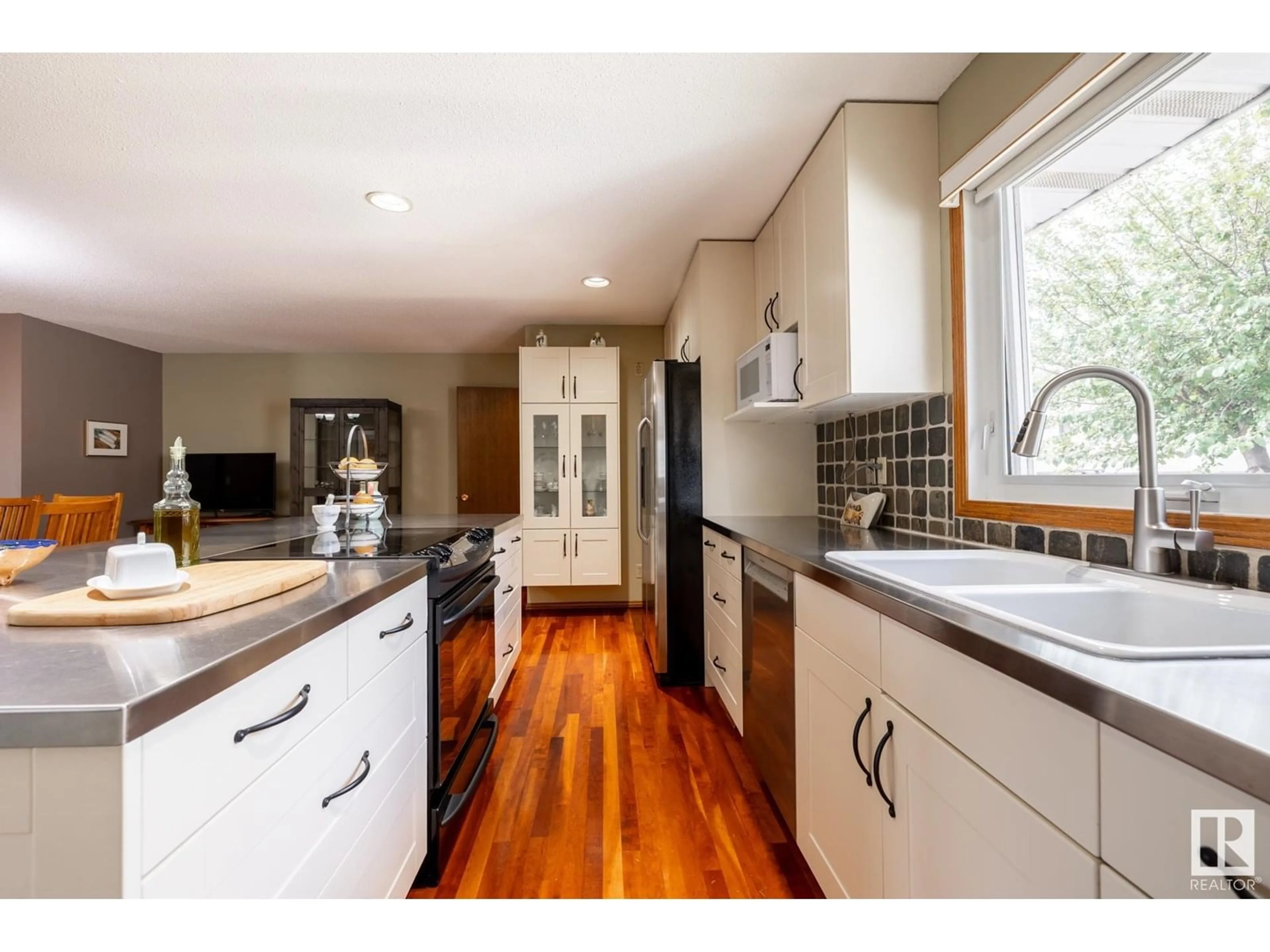 Open concept kitchen, unknown for NW - 16408 102 ST, Edmonton Alberta T5X2P3