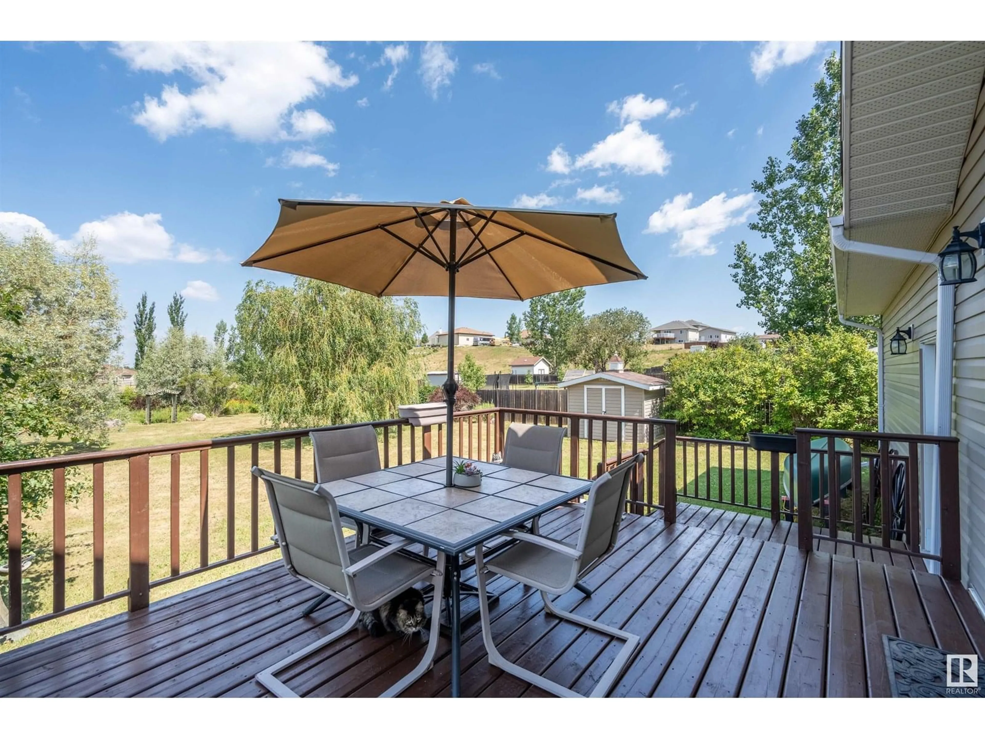 Patio, water/lake/river/ocean view for 5110 DRAKE DR, Cold Lake Alberta T9M1P8