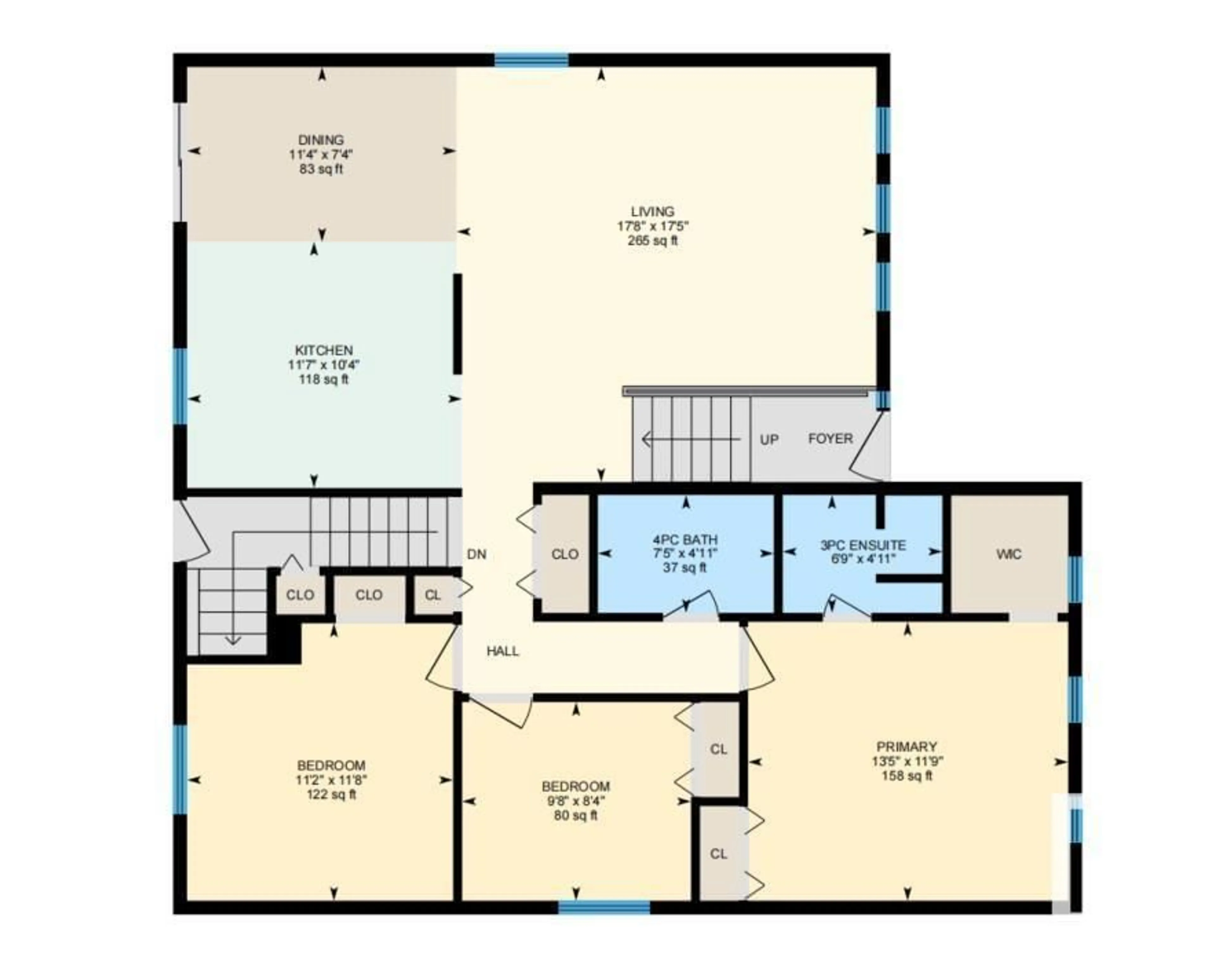 Floor plan for NW - 1353 39 ST, Edmonton Alberta T6L2M6
