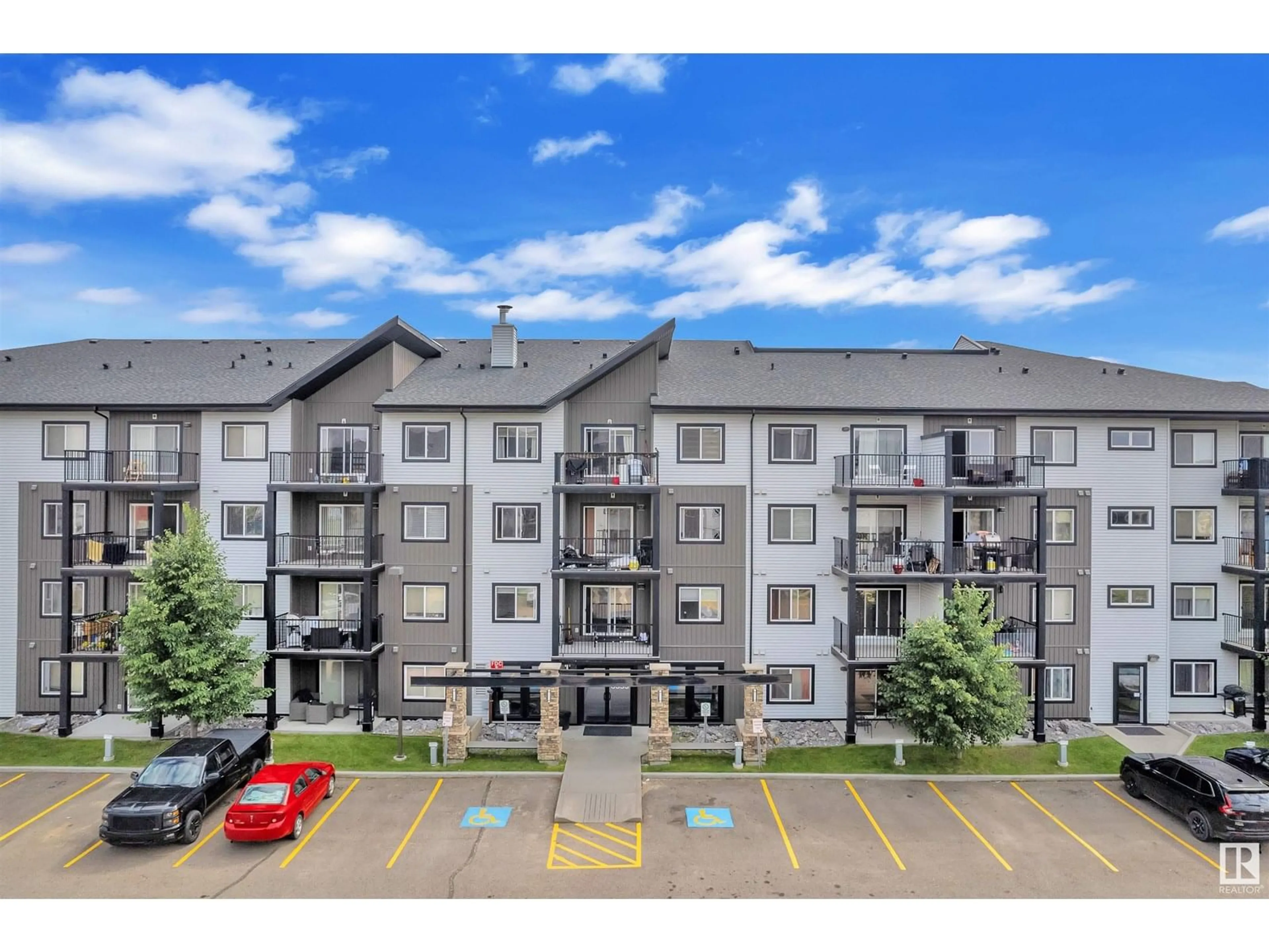 A pic from outside/outdoor area/front of a property/back of a property/a pic from drone, unknown for #303 - 3353 16A AV, Edmonton Alberta T6T0V4