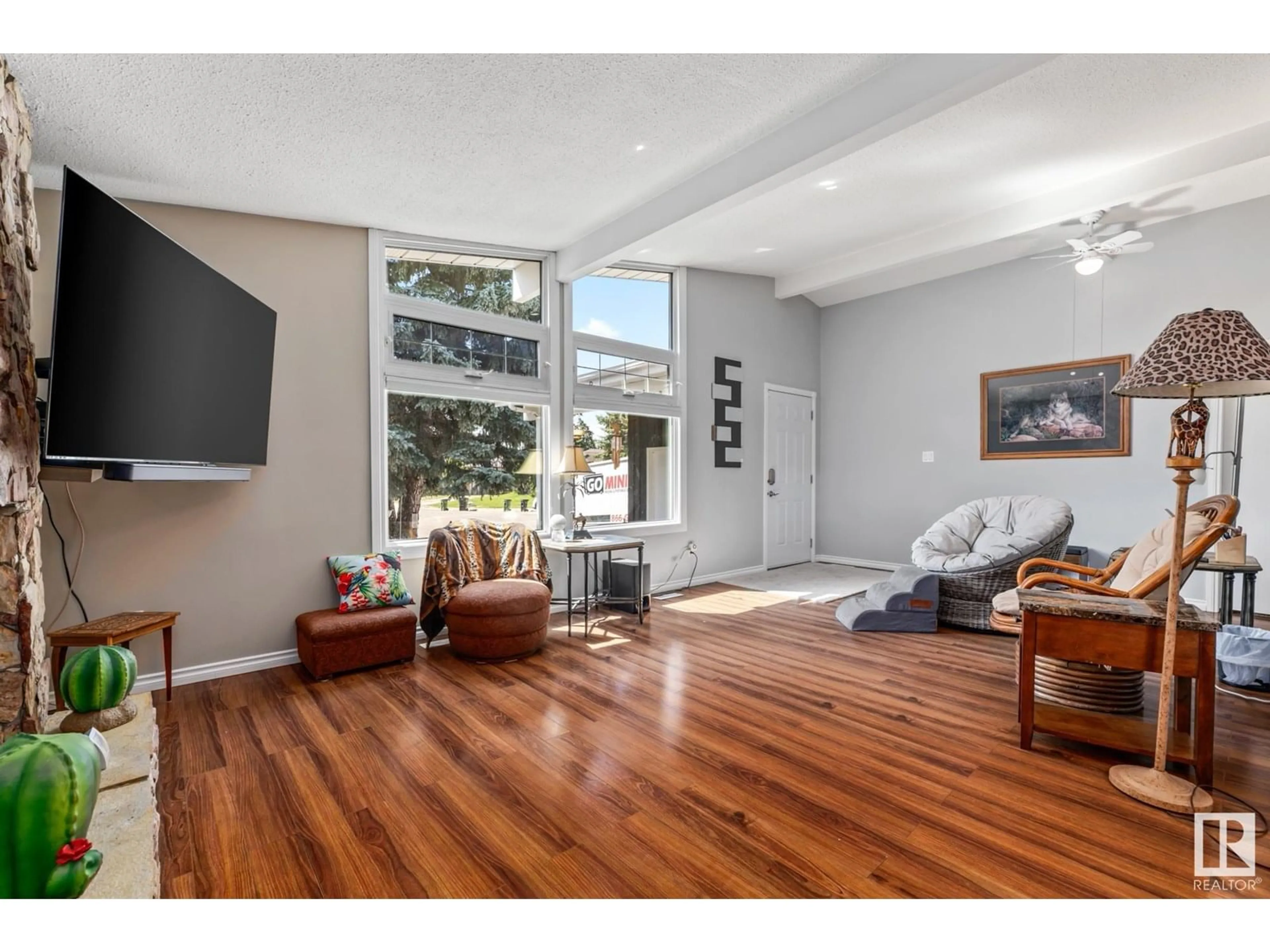 Living room with furniture, unknown for 12250 143 AV, Edmonton Alberta T5X3R7