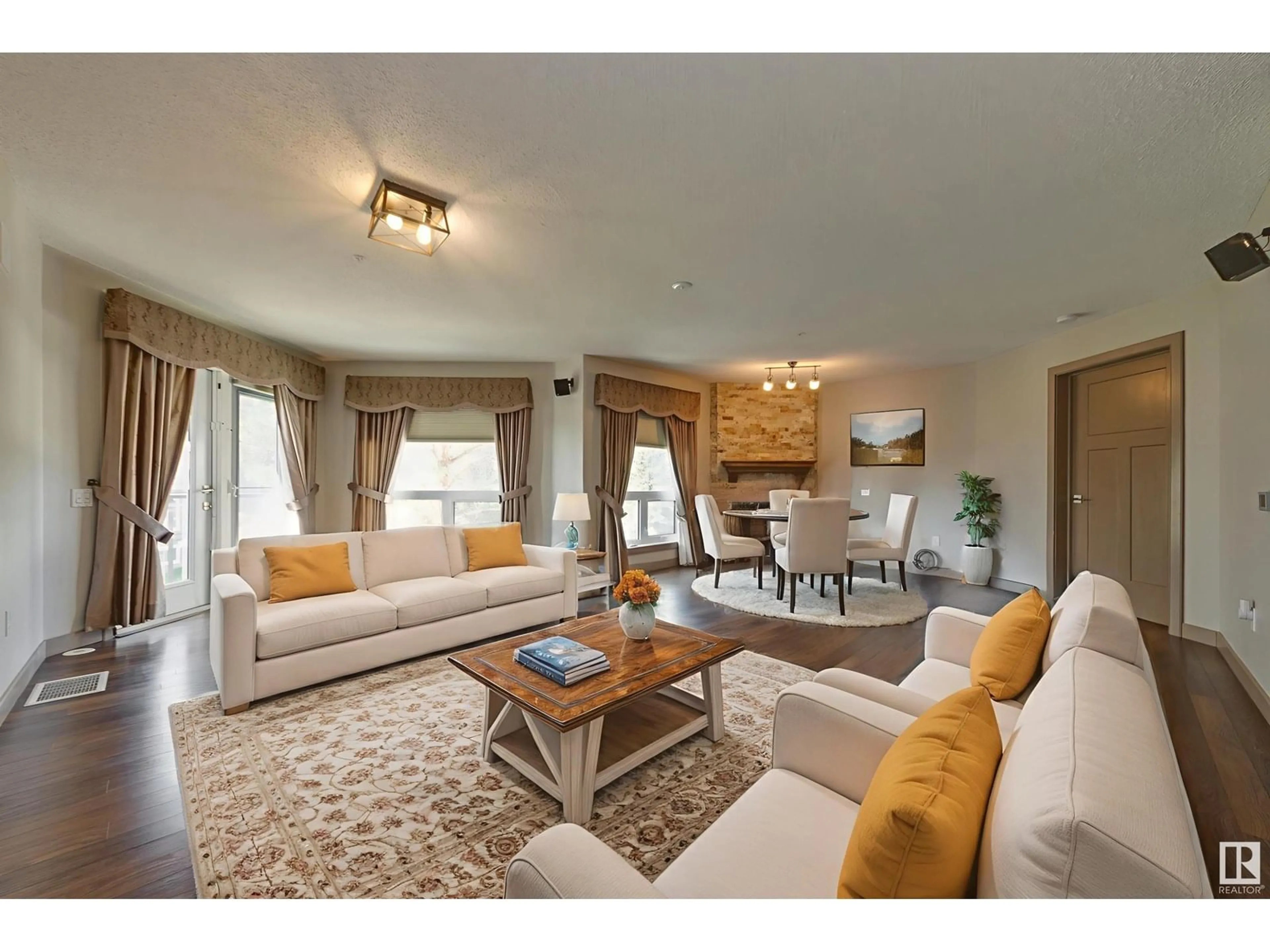 Living room with furniture, unknown for #306 - 7951 96 ST, Edmonton Alberta T6C4R1