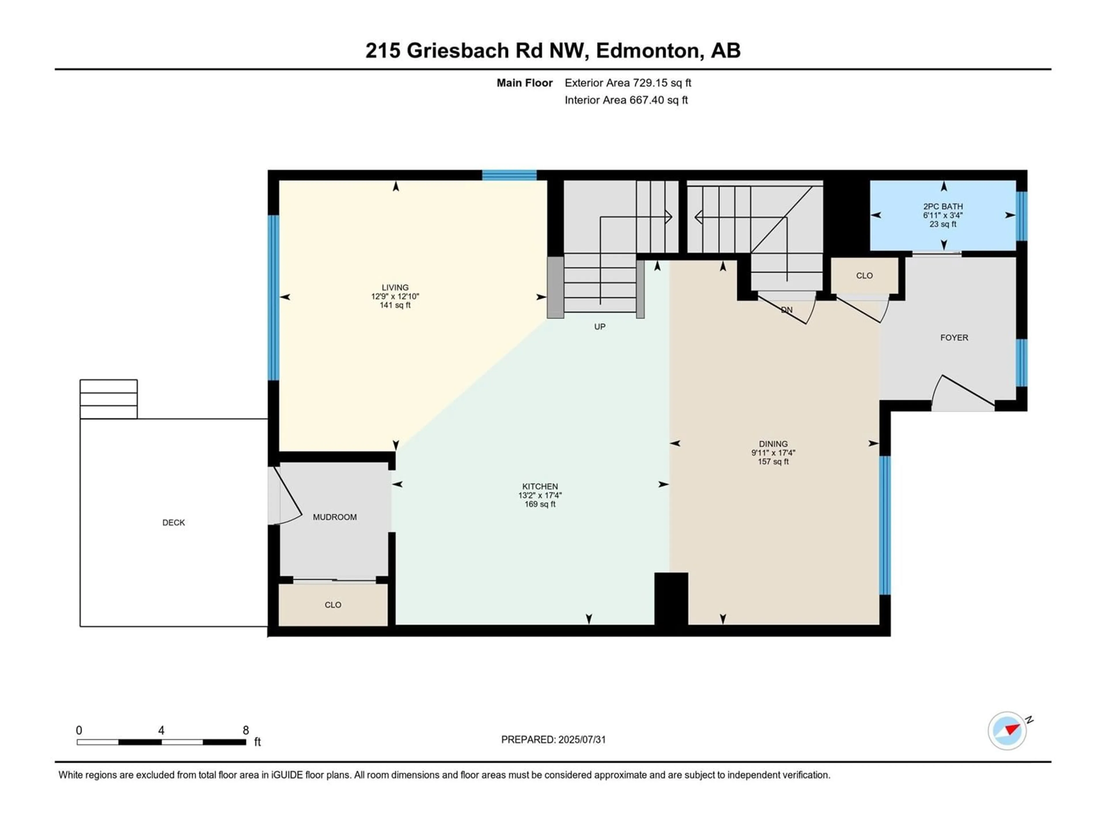 Floor plan for 215 GRIESBACH RD, Edmonton Alberta T5E6S5
