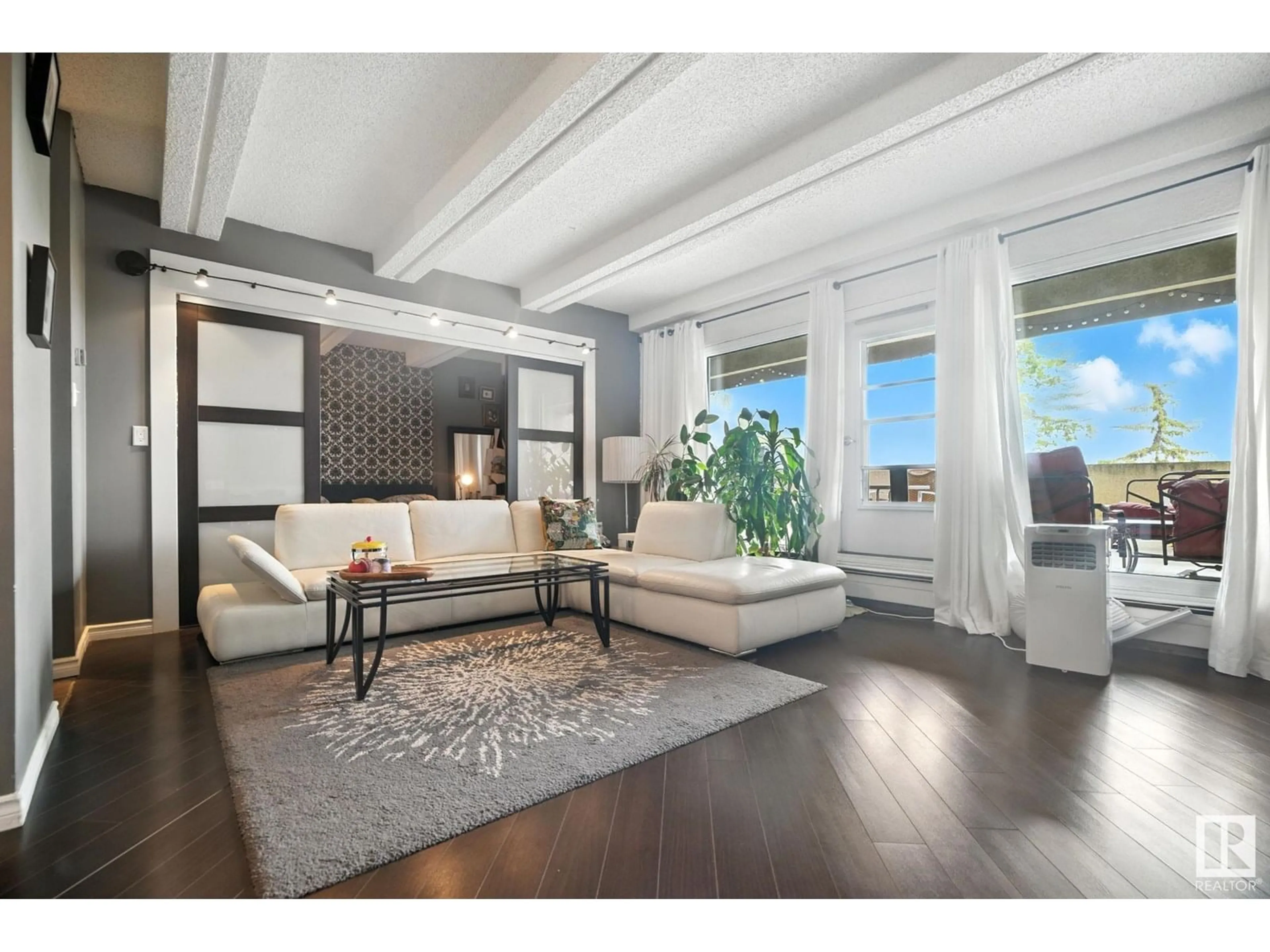 Living room with furniture, unknown for #306 - 9918 101 ST, Edmonton Alberta T5K2L1