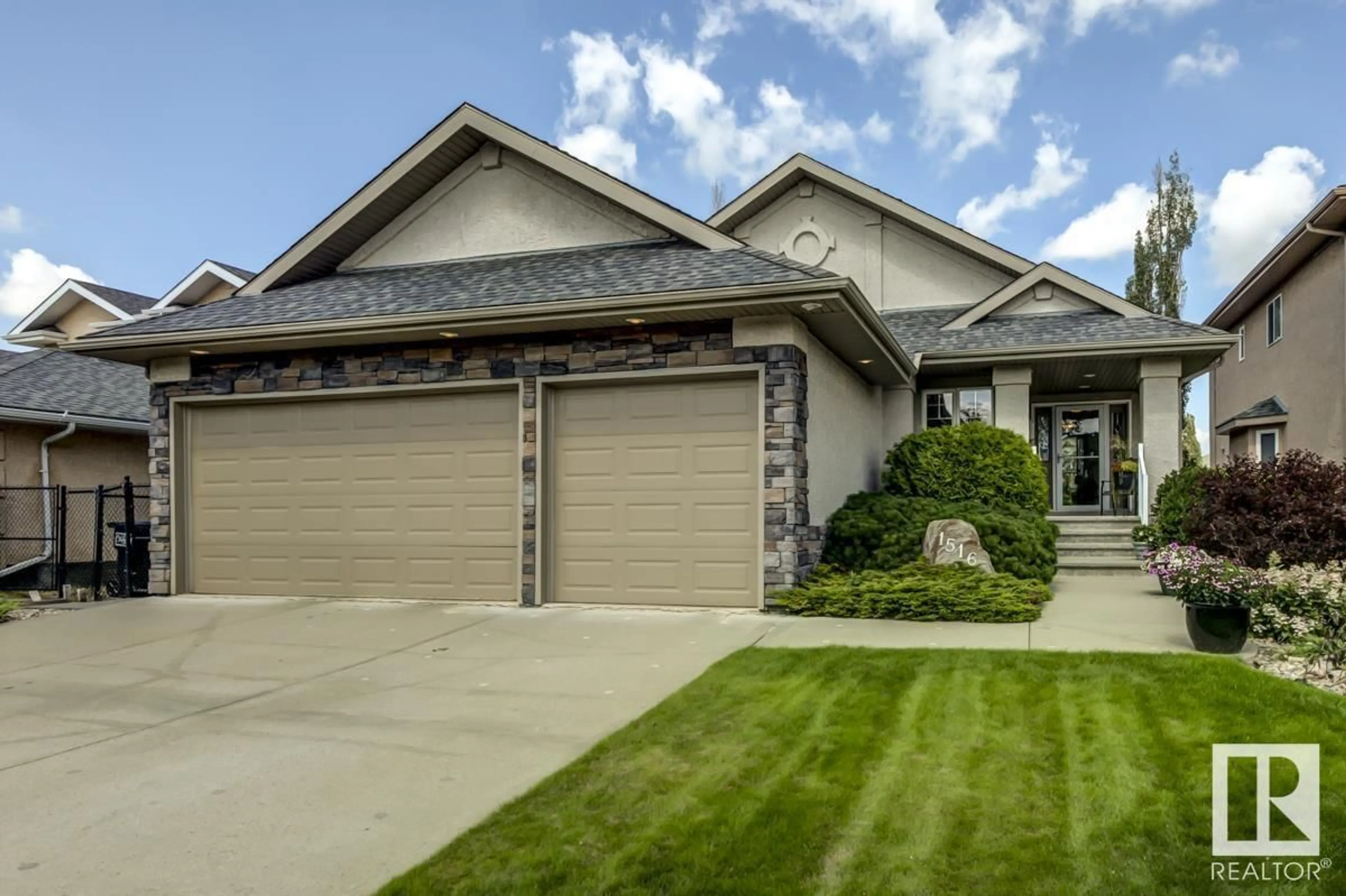 Home with brick exterior material, street for NW - 1516 HASWELL CL, Edmonton Alberta T6R3J4