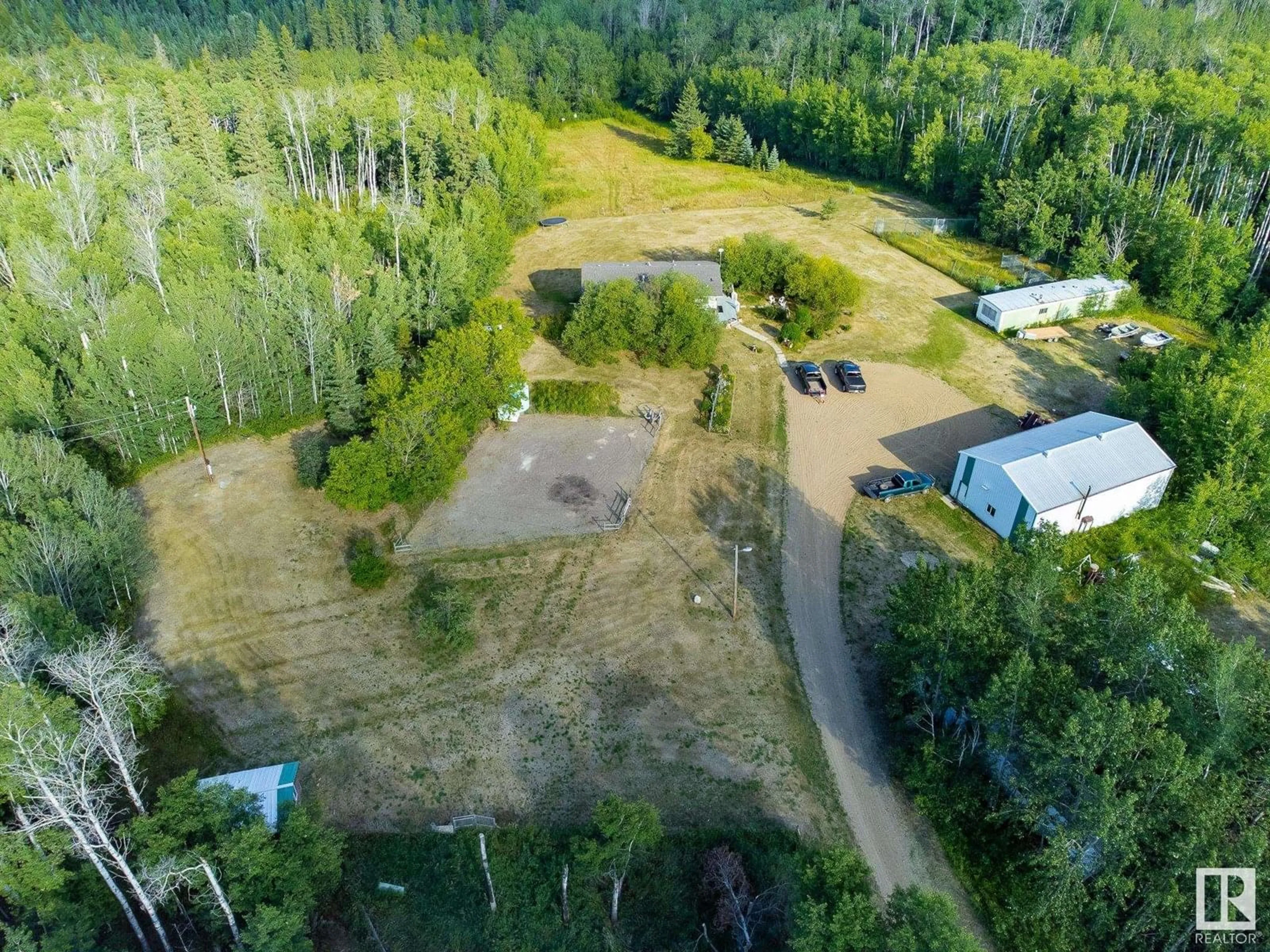 A pic from outside/outdoor area/front of a property/back of a property/a pic from drone, forest/trees view for 11219 TOWNSHIP ROAD 640 A, Rural Lac La Biche County Alberta T0A2C0