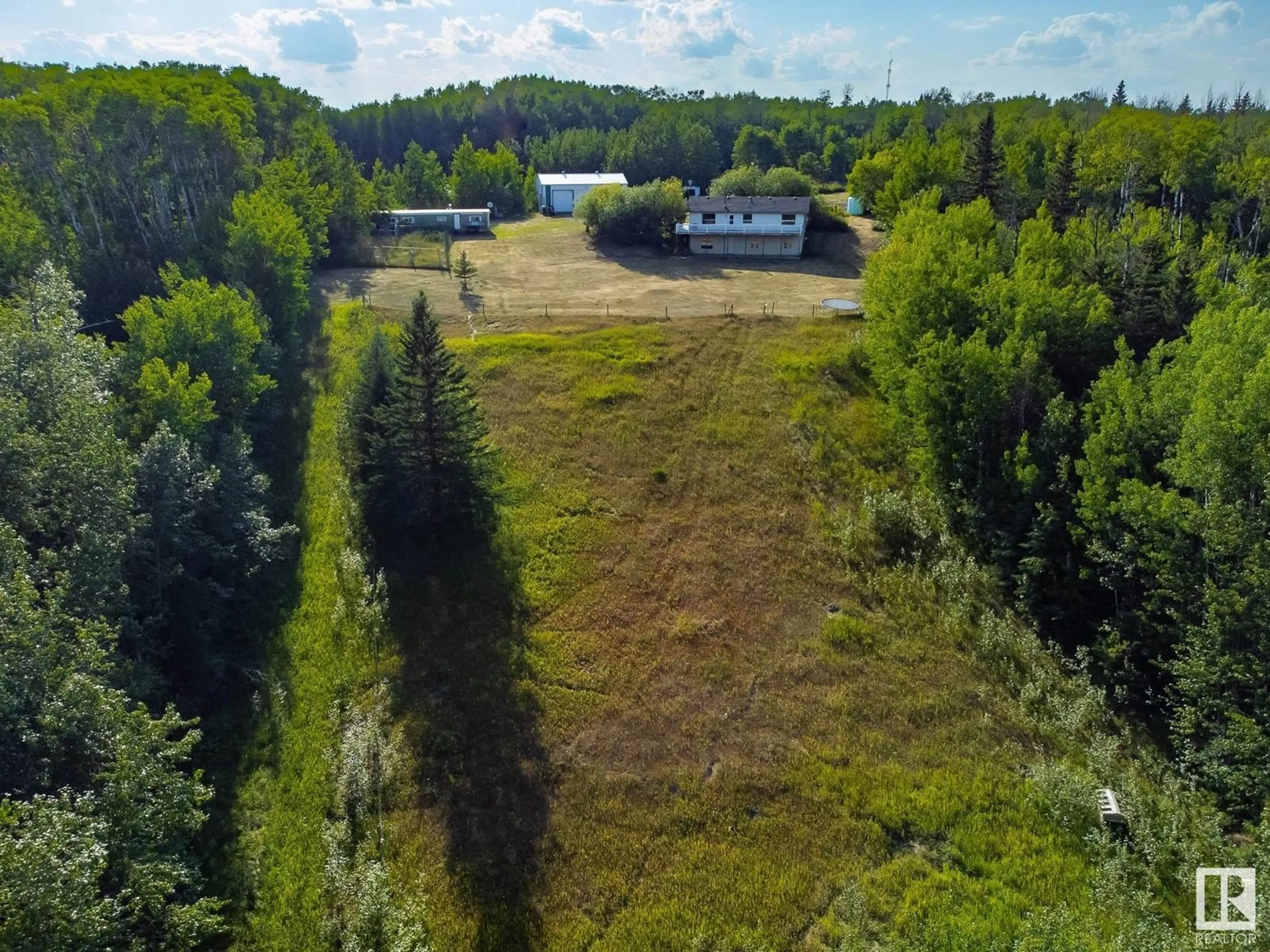A pic from outside/outdoor area/front of a property/back of a property/a pic from drone, forest/trees view for 11219 TOWNSHIP ROAD 640 A, Rural Lac La Biche County Alberta T0A2C0