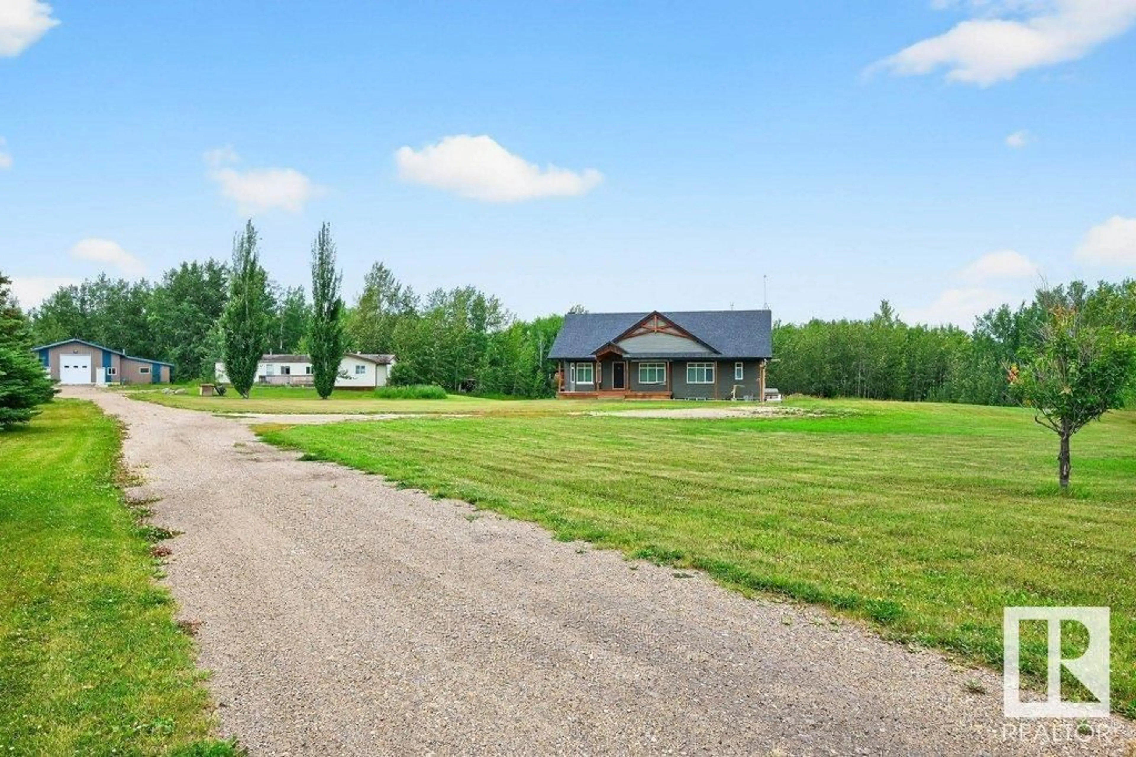 A pic from outside/outdoor area/front of a property/back of a property/a pic from drone, unknown for 53004 RGE ROAD 13, Rural Parkland County Alberta T7Y2T2