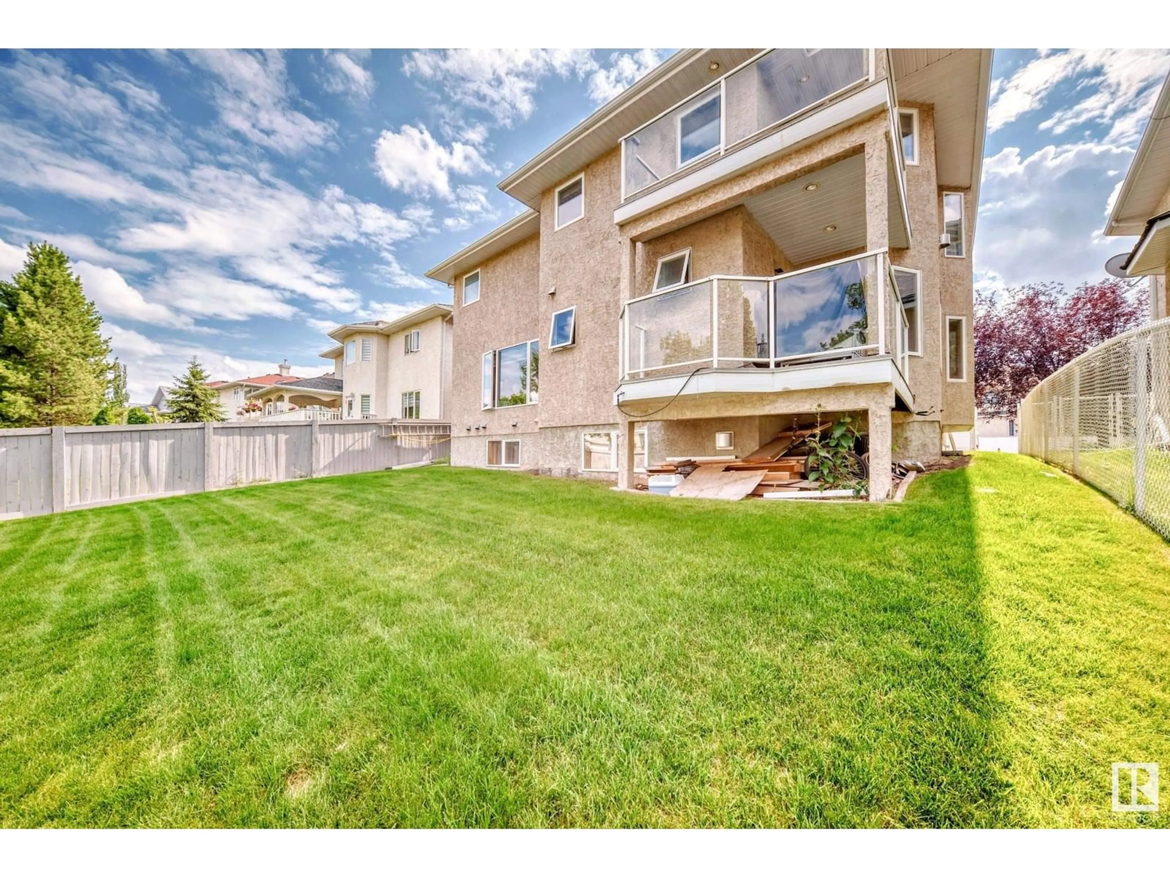 Patio, water/lake/river/ocean view for 619 KULWAY PLACE, Edmonton Alberta T6L7E5