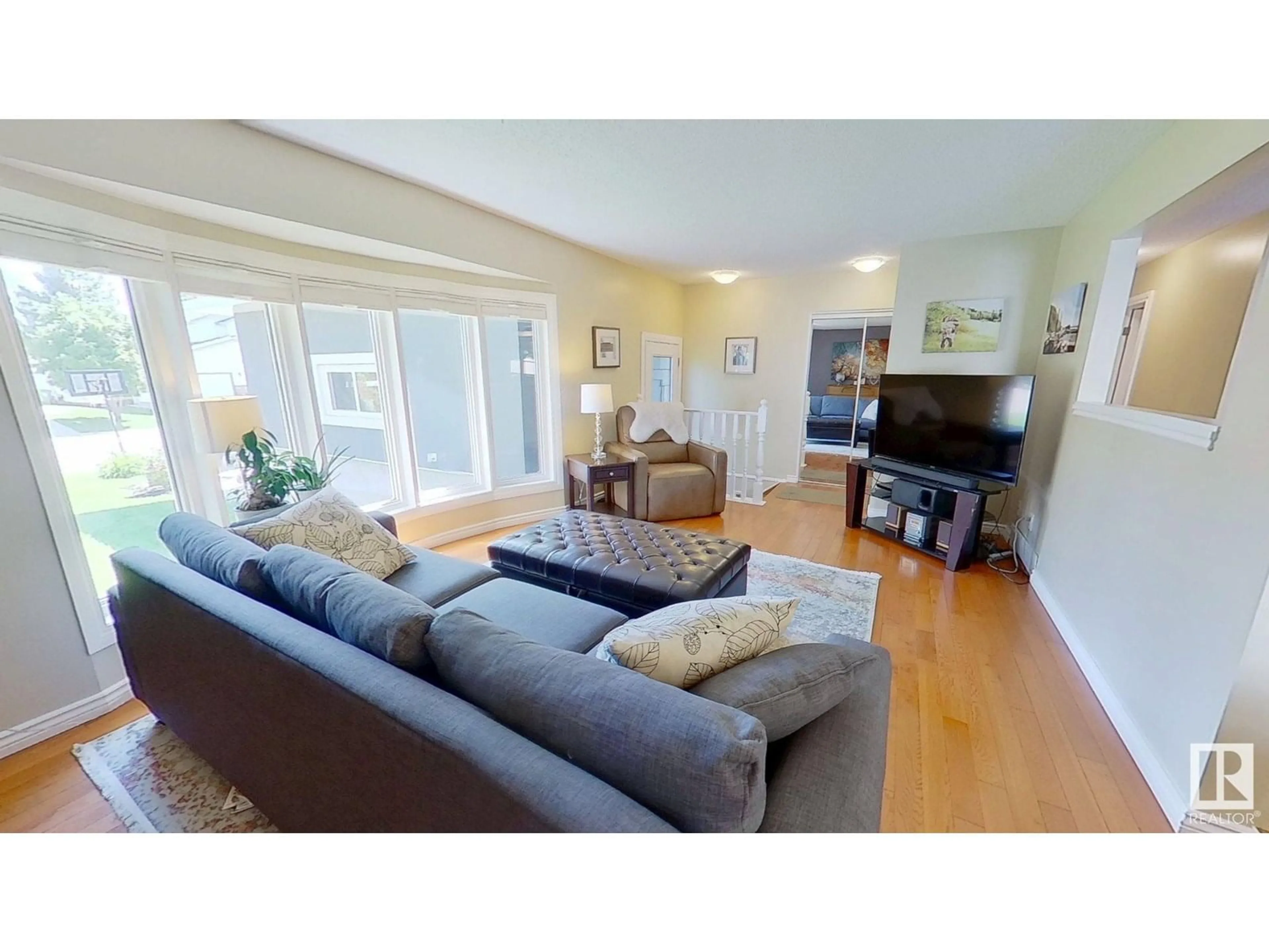 Living room with furniture, unknown for 5510 59 ST, Beaumont Alberta T4X1B2