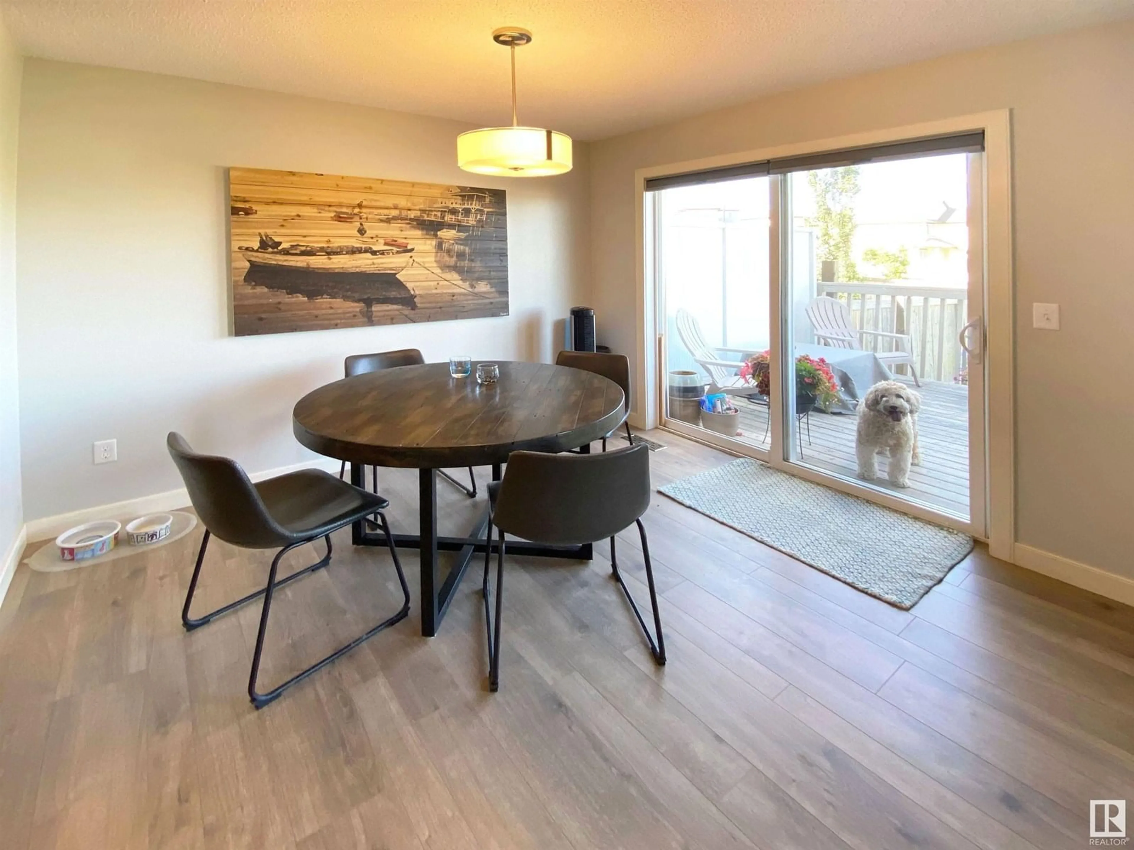 Dining room, wood/laminate floor for 6019 SUNBROOK, Sherwood Park Alberta T8H0J5
