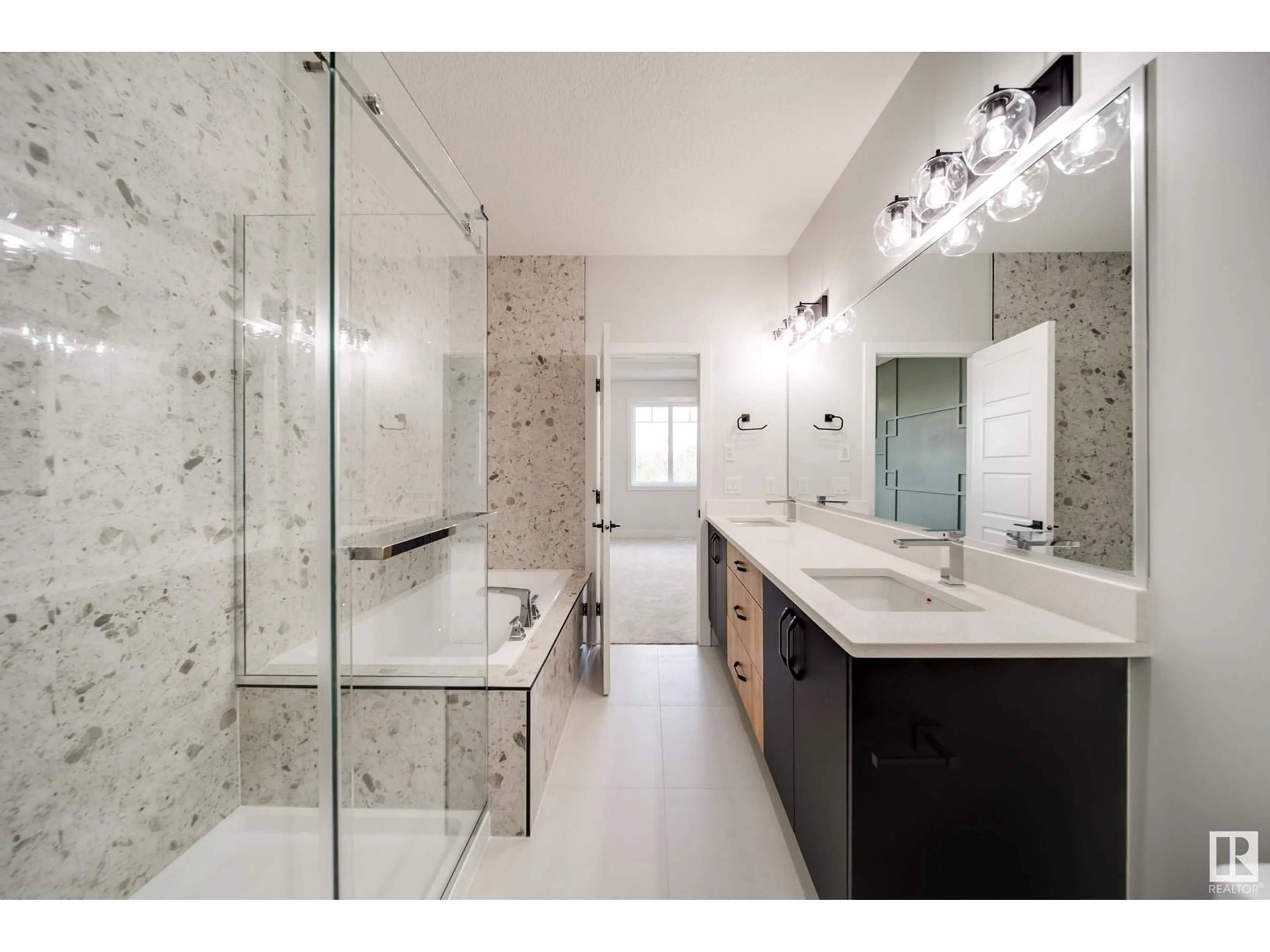 Contemporary bathroom, ceramic/tile floor for 8812 183 AV, Edmonton Alberta T5Z0S8