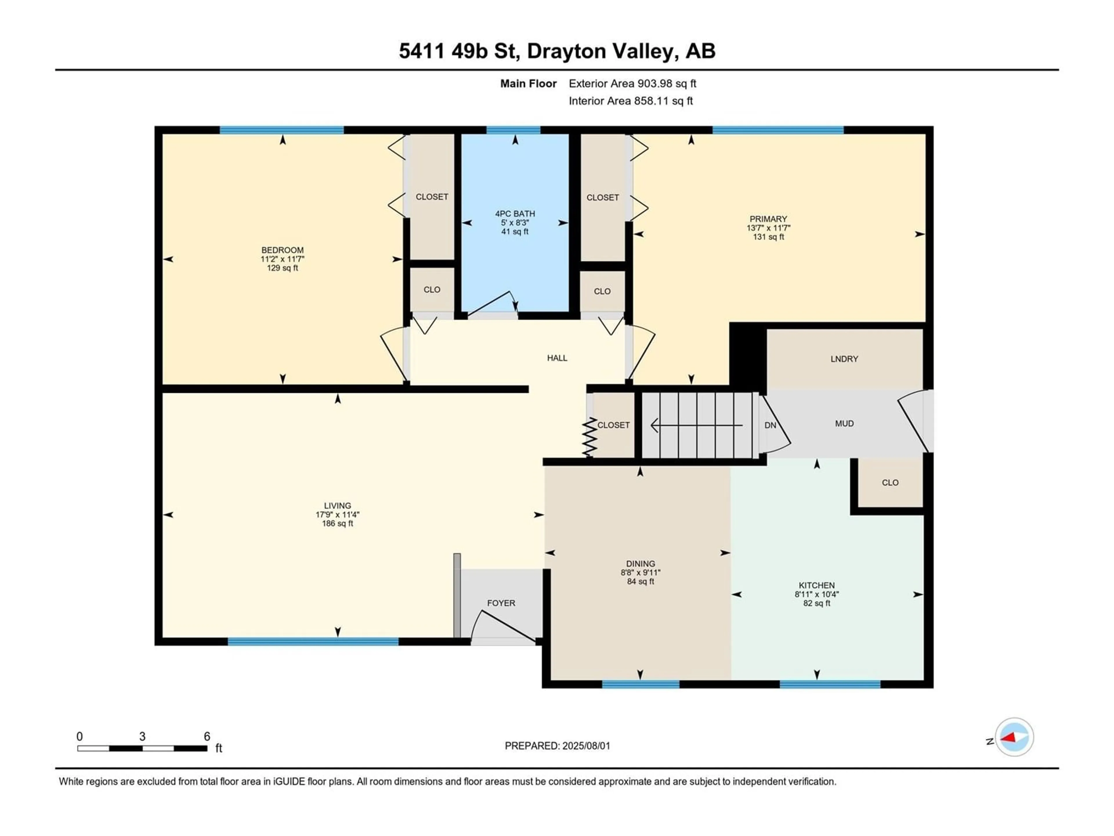 Floor plan for 5411 49B STREET, Drayton Valley Alberta T7A1A2