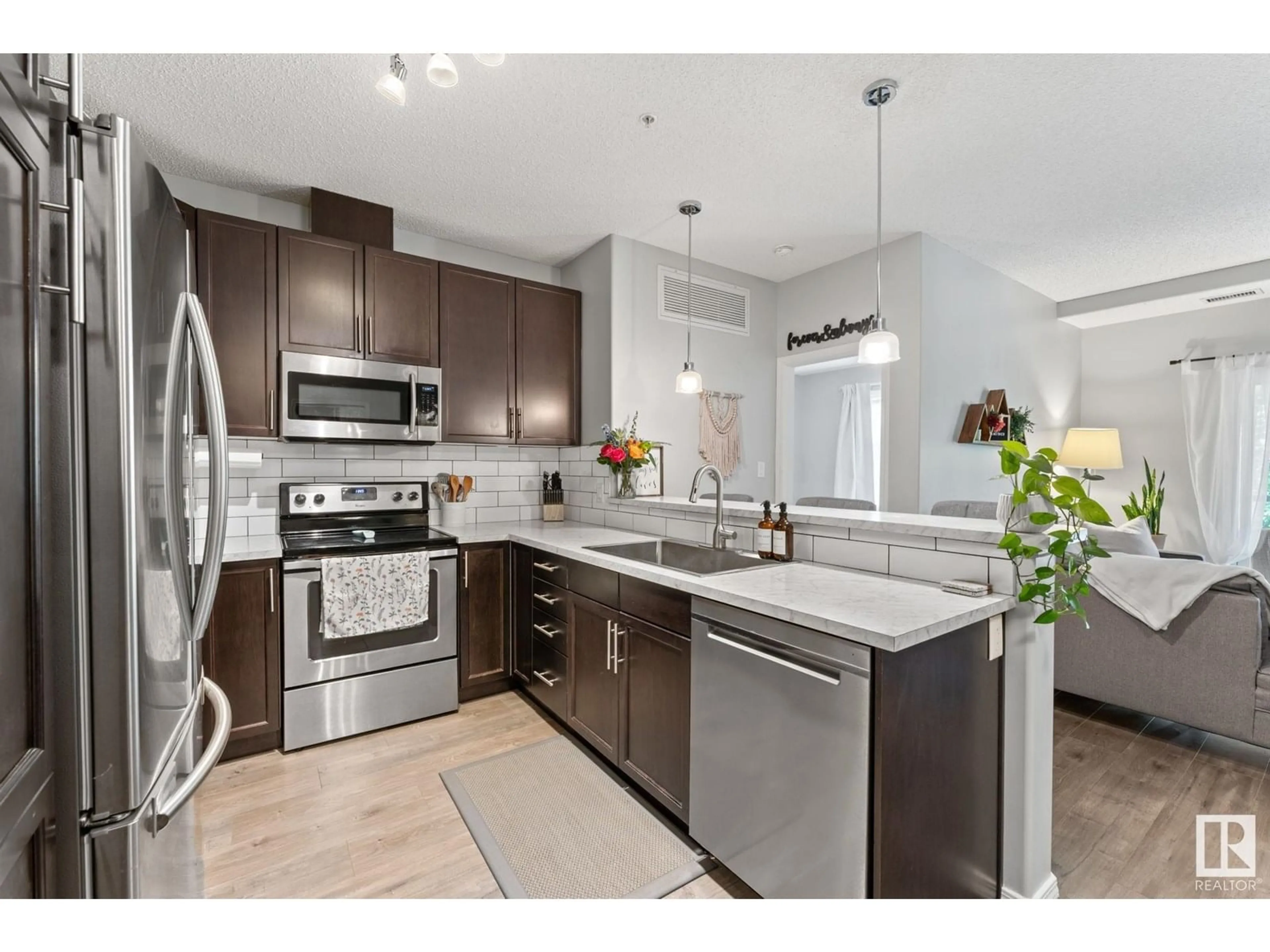 Open concept kitchen, unknown for NW - 244 7825 71 ST, Edmonton Alberta T6B3R9