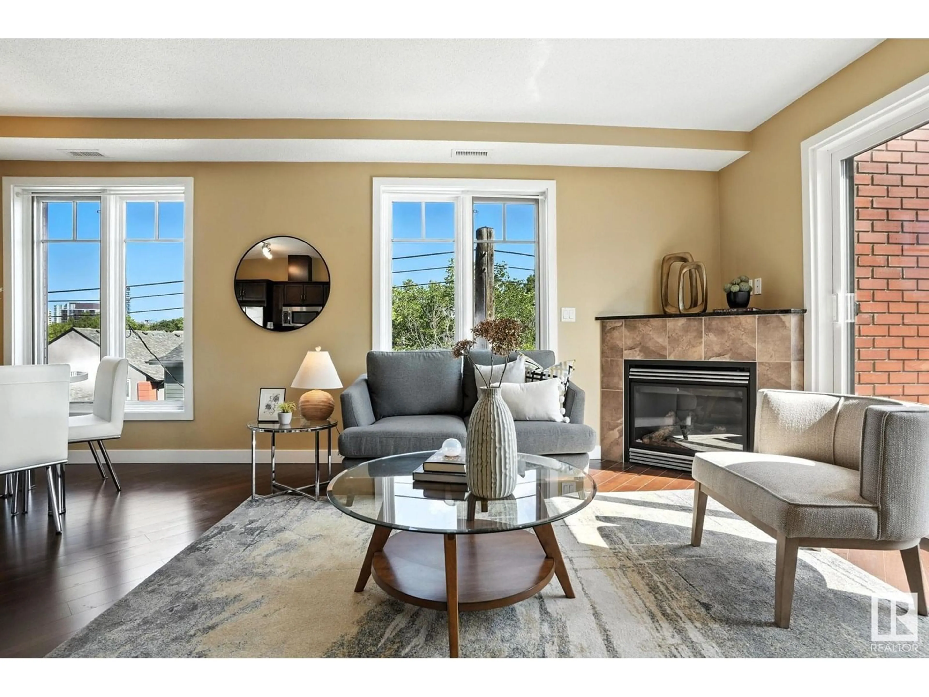 Living room with furniture, unknown for #303 - 7907 109 ST, Edmonton Alberta T6G1C7