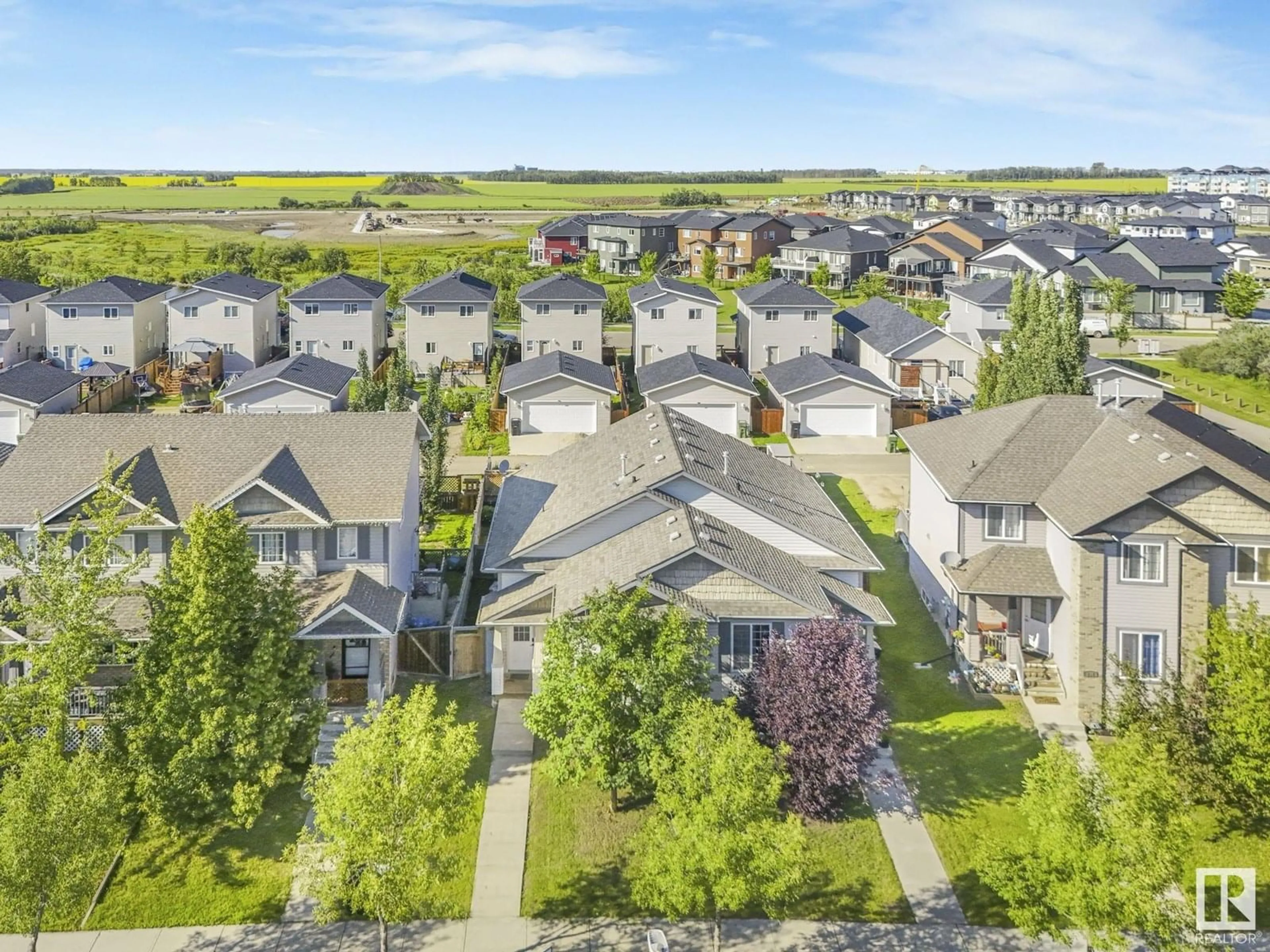 A pic from outside/outdoor area/front of a property/back of a property/a pic from drone, unknown for 238 AVENA CI, Leduc Alberta T9E0L8