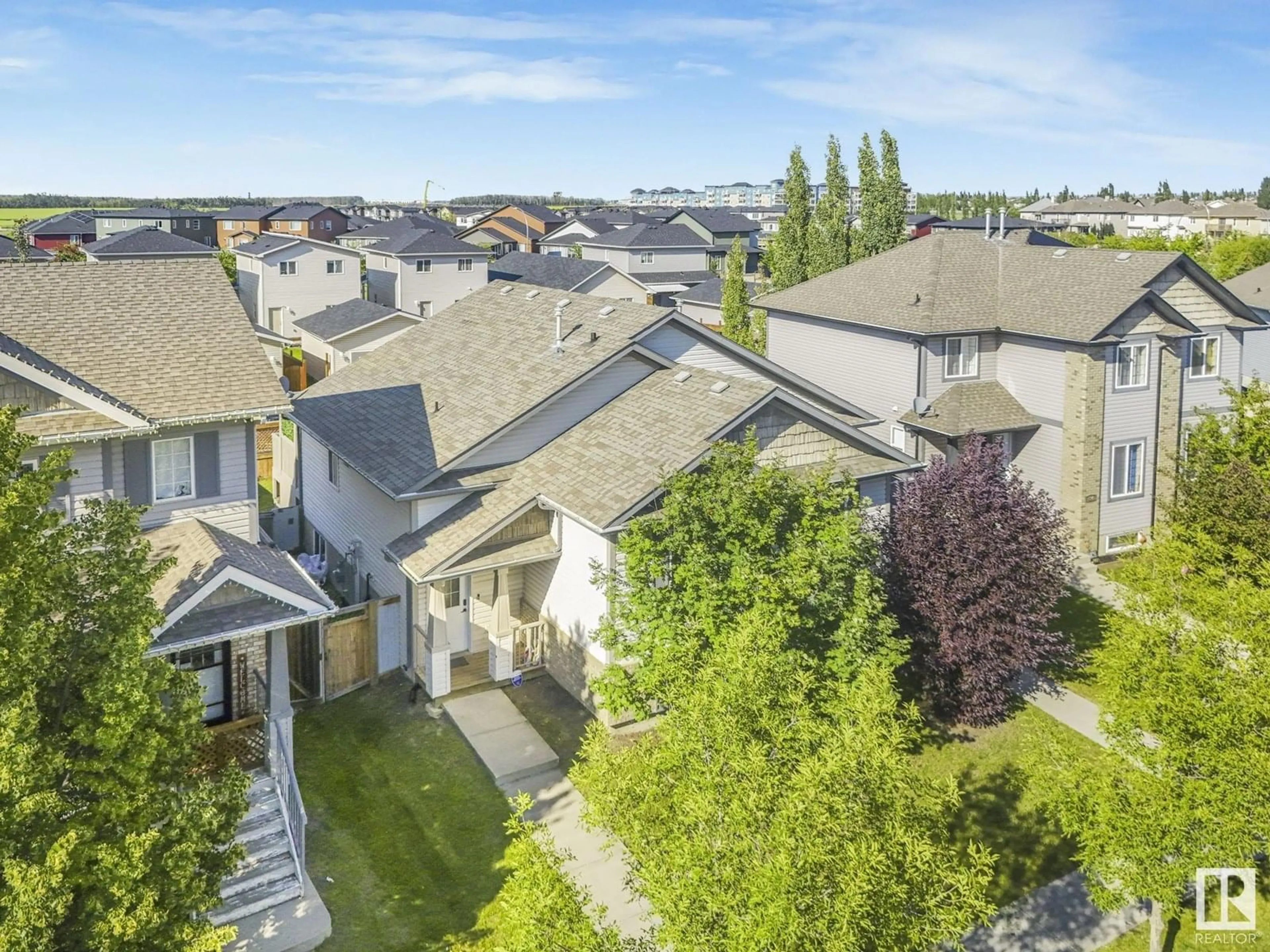 A pic from outside/outdoor area/front of a property/back of a property/a pic from drone, unknown for 238 AVENA CI, Leduc Alberta T9E0L8