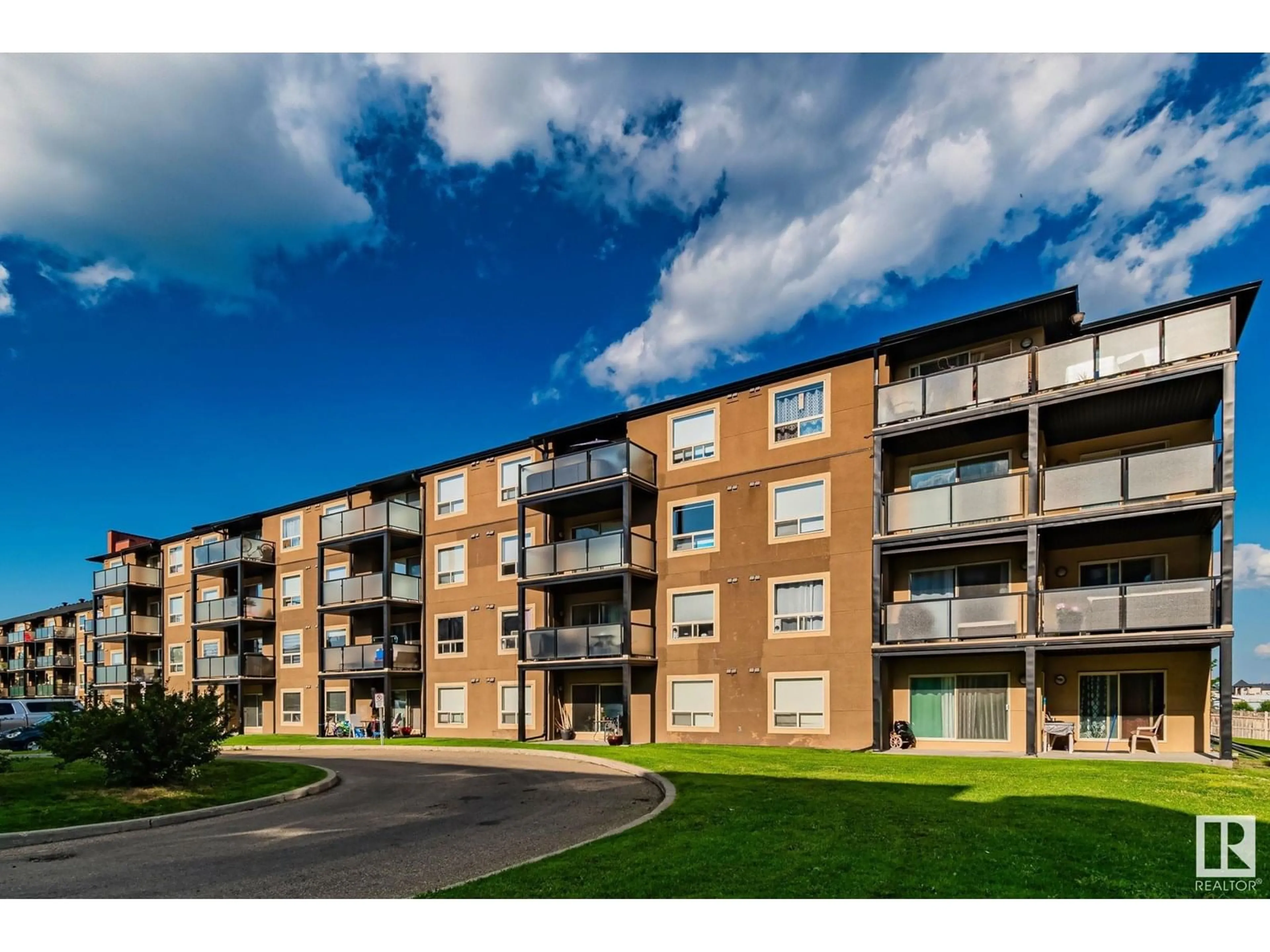 A pic from outside/outdoor area/front of a property/back of a property/a pic from drone, unknown for #124 - 13907 136 ST, Edmonton Alberta T6V1Y5