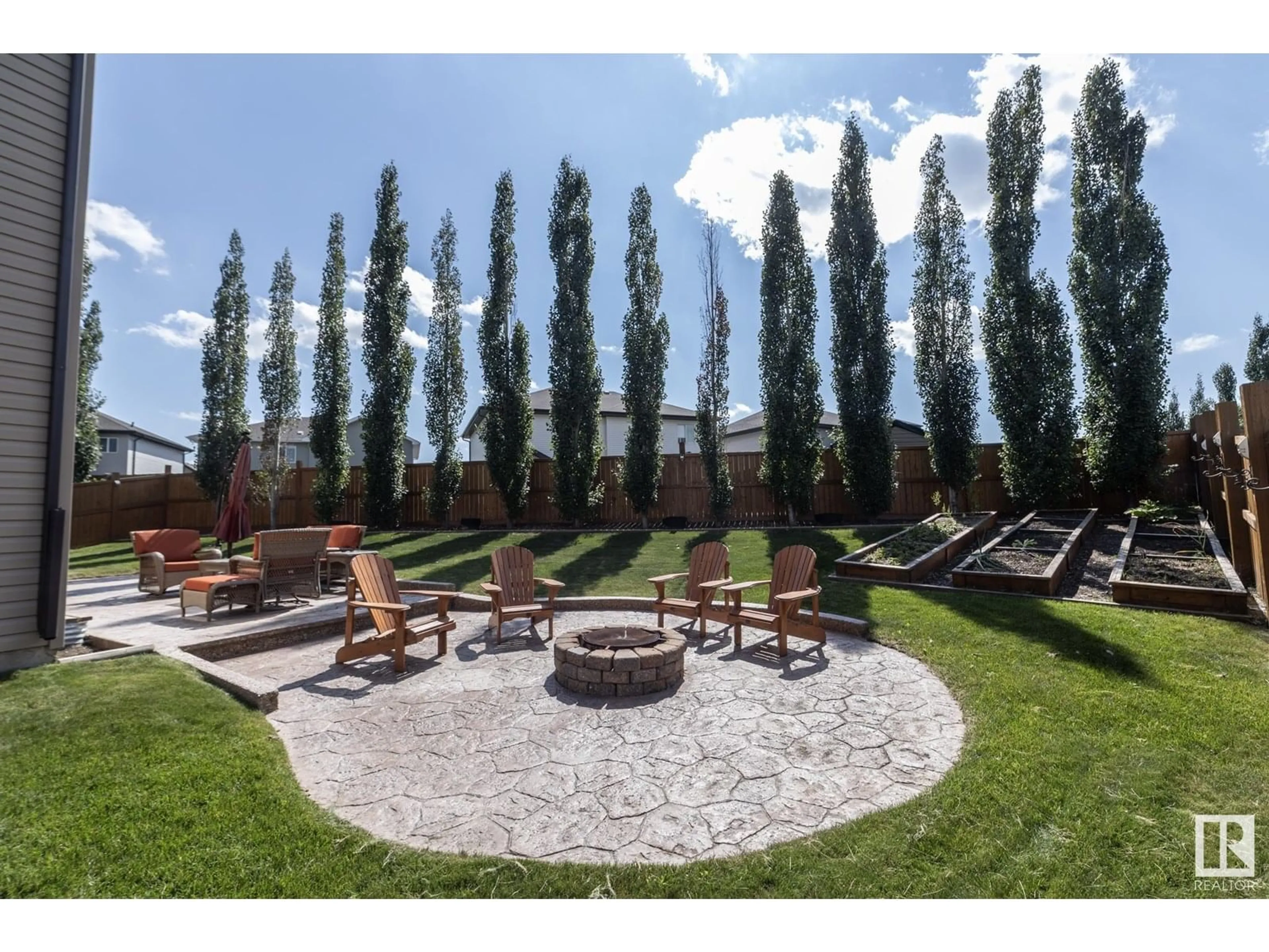 Patio, mountain view for 8 SPRING BA, Spruce Grove Alberta T7X0L5