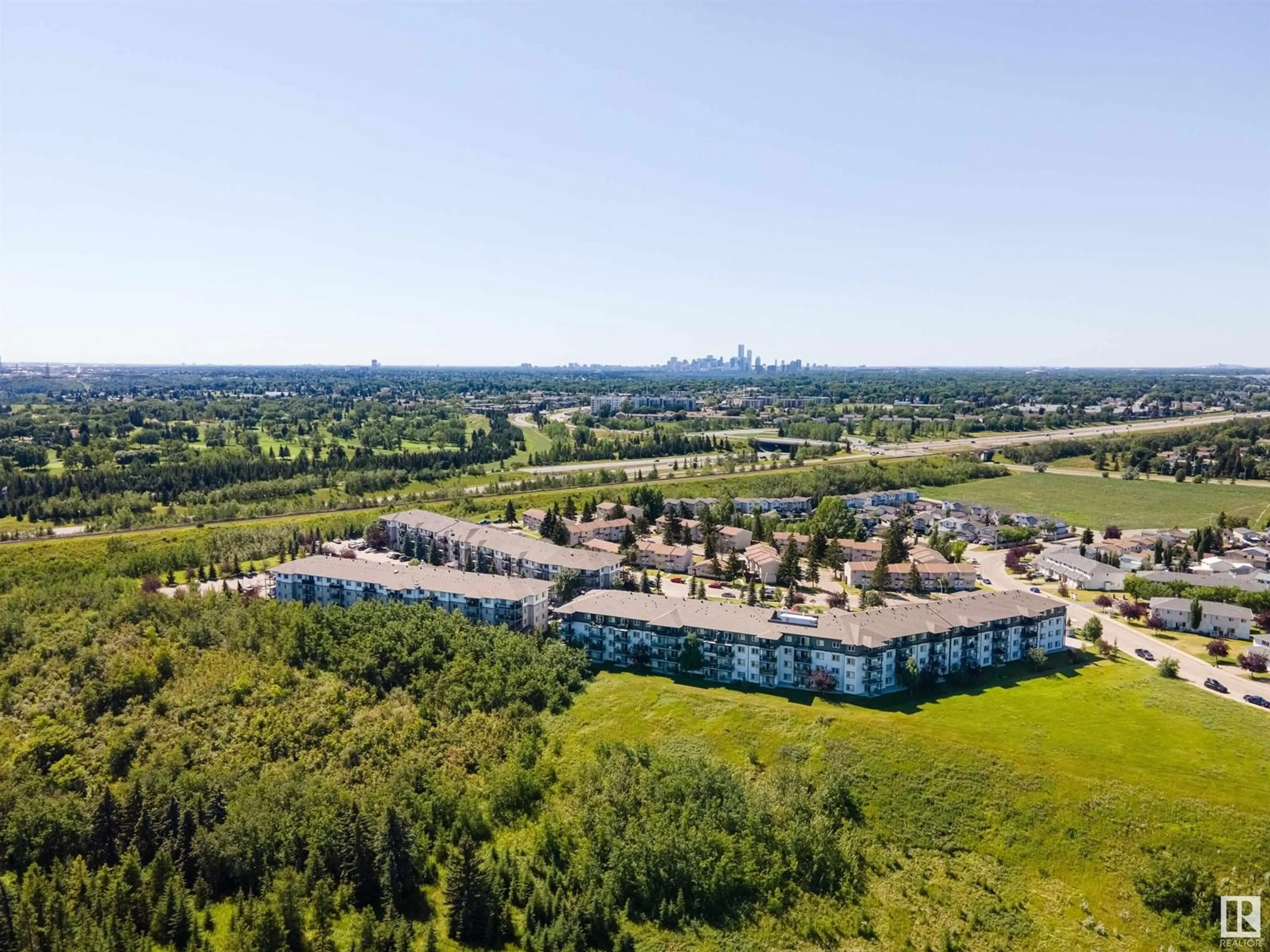 A pic from outside/outdoor area/front of a property/back of a property/a pic from drone, unknown for #148 - 1196 HYNDMAN RD, Edmonton Alberta T5A0X8
