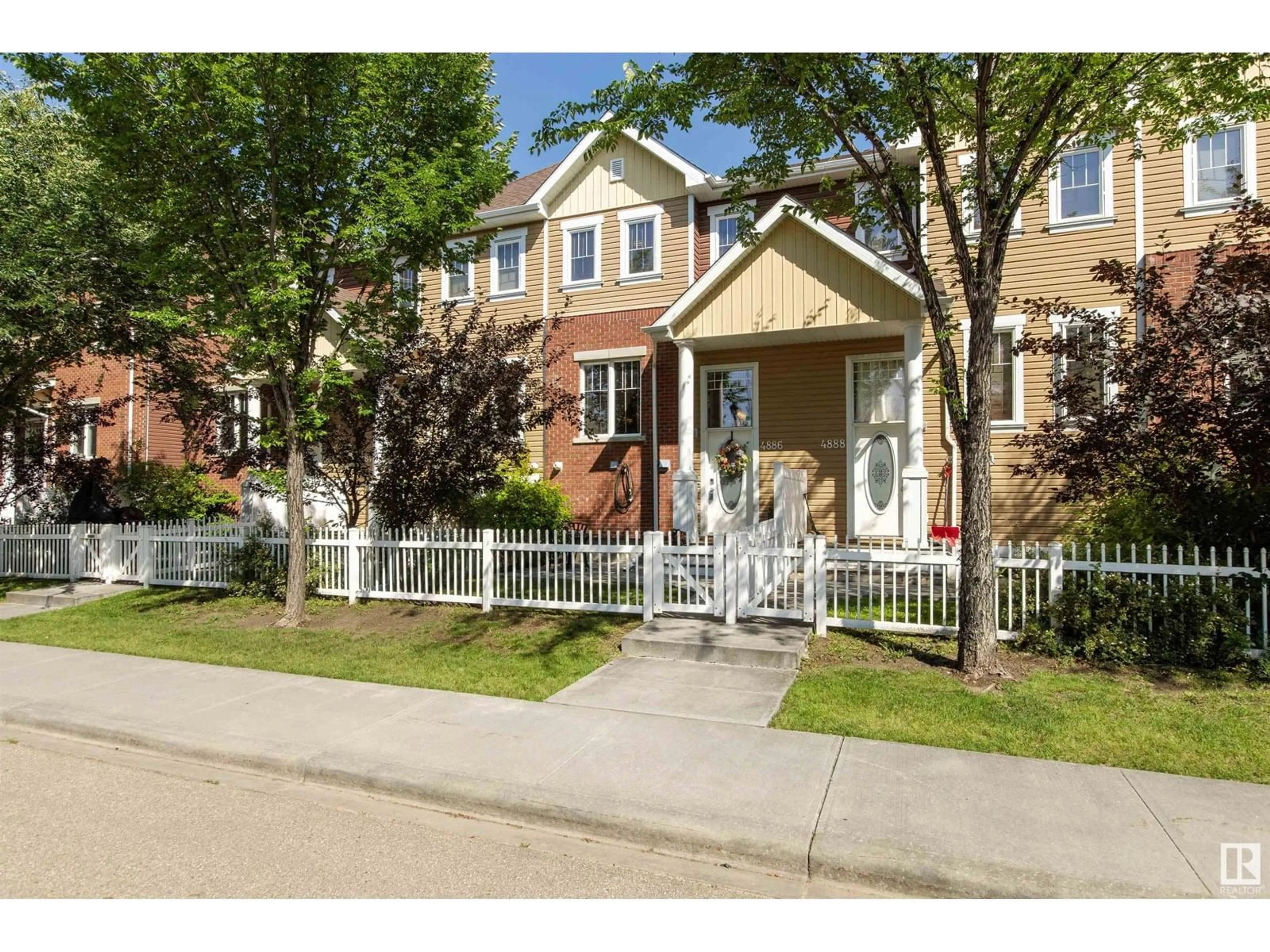 Home with brick exterior material, street for 4886 TERWILLEGAR CM, Edmonton Alberta T6R0S3