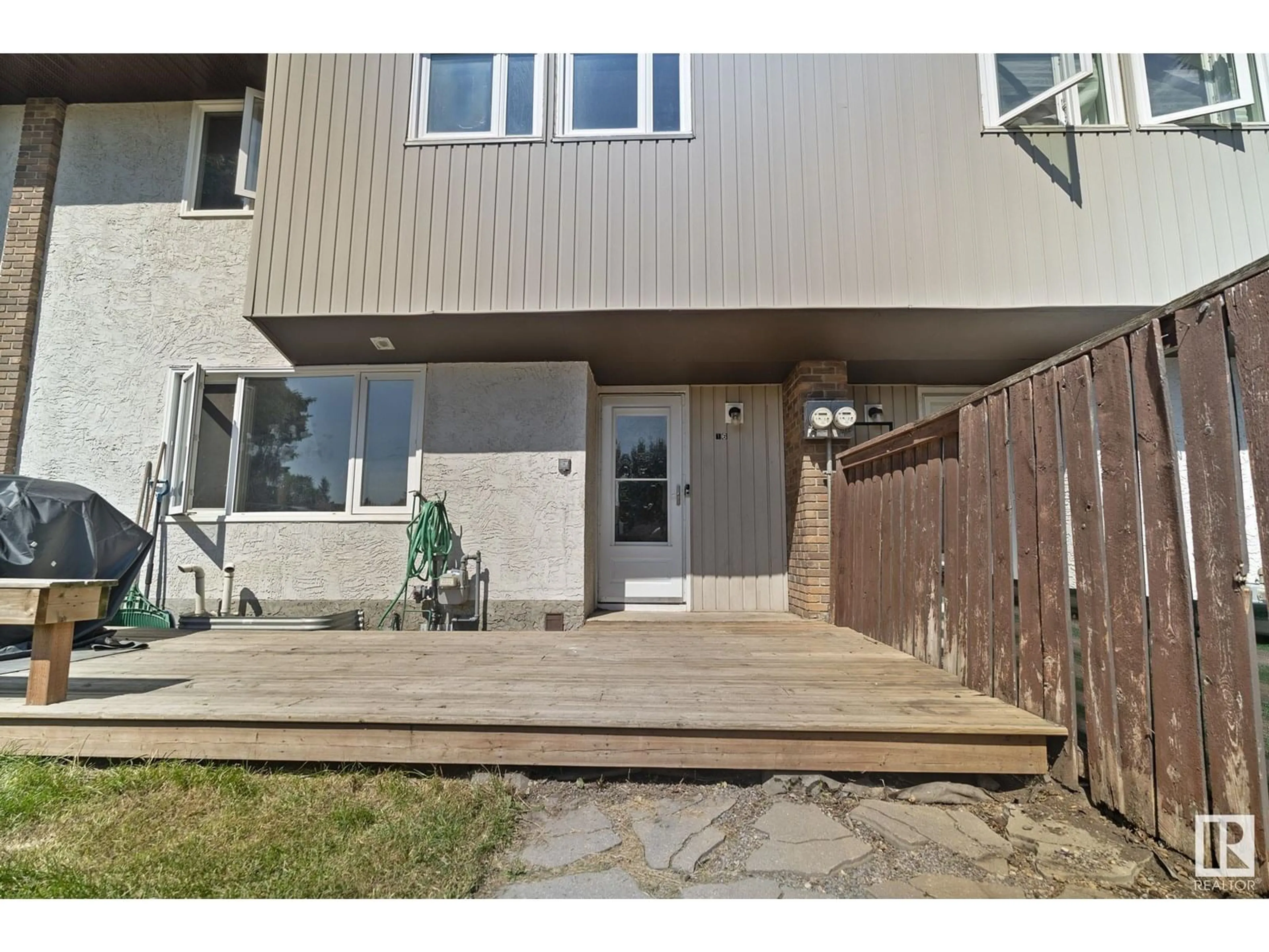 Patio, street for #16 - 14215 82 ST, Edmonton Alberta T5E2V7