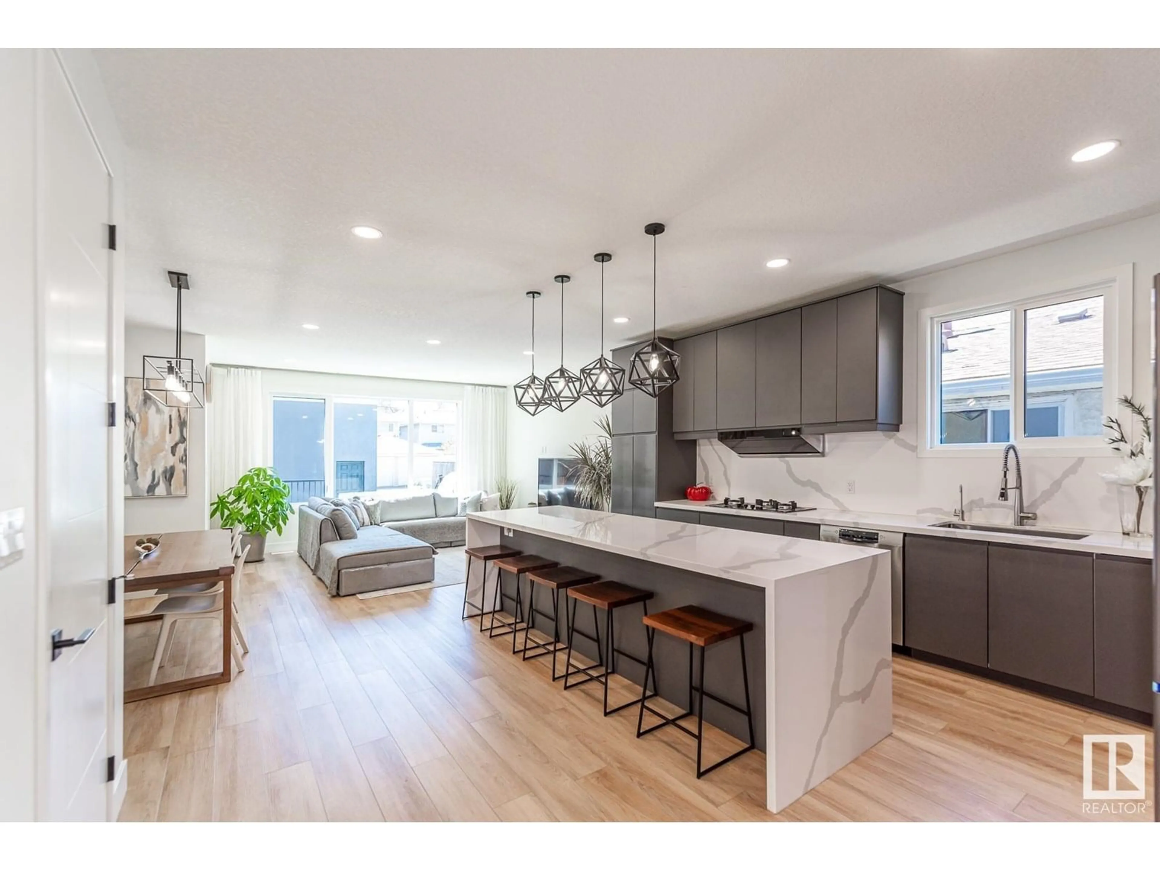 Open concept kitchen, unknown for 11445 79 AV, Edmonton Alberta T6G0P5