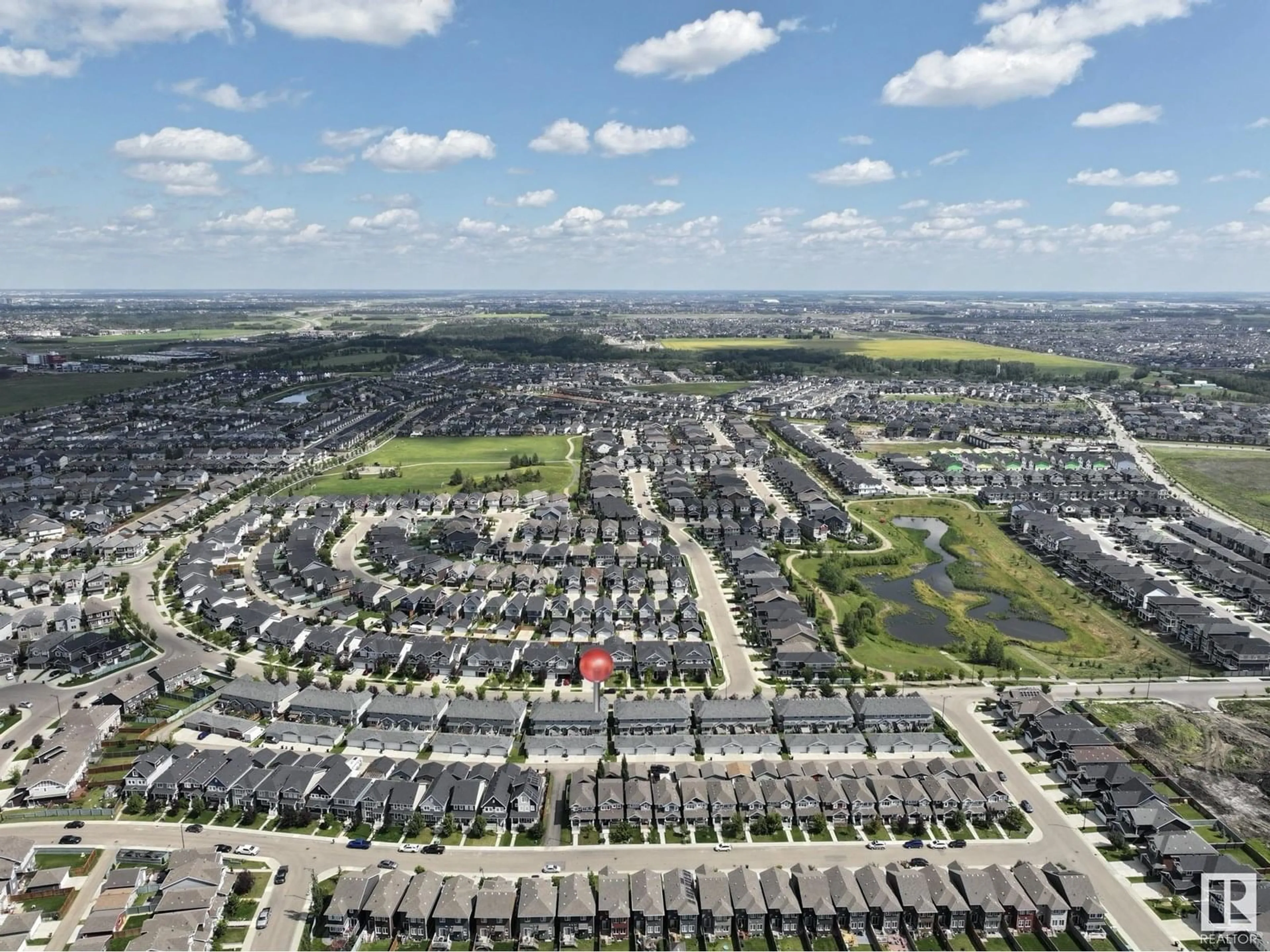 A pic from outside/outdoor area/front of a property/back of a property/a pic from drone, street for 2448 GLENRIDDING BV, Edmonton Alberta T6W2T4
