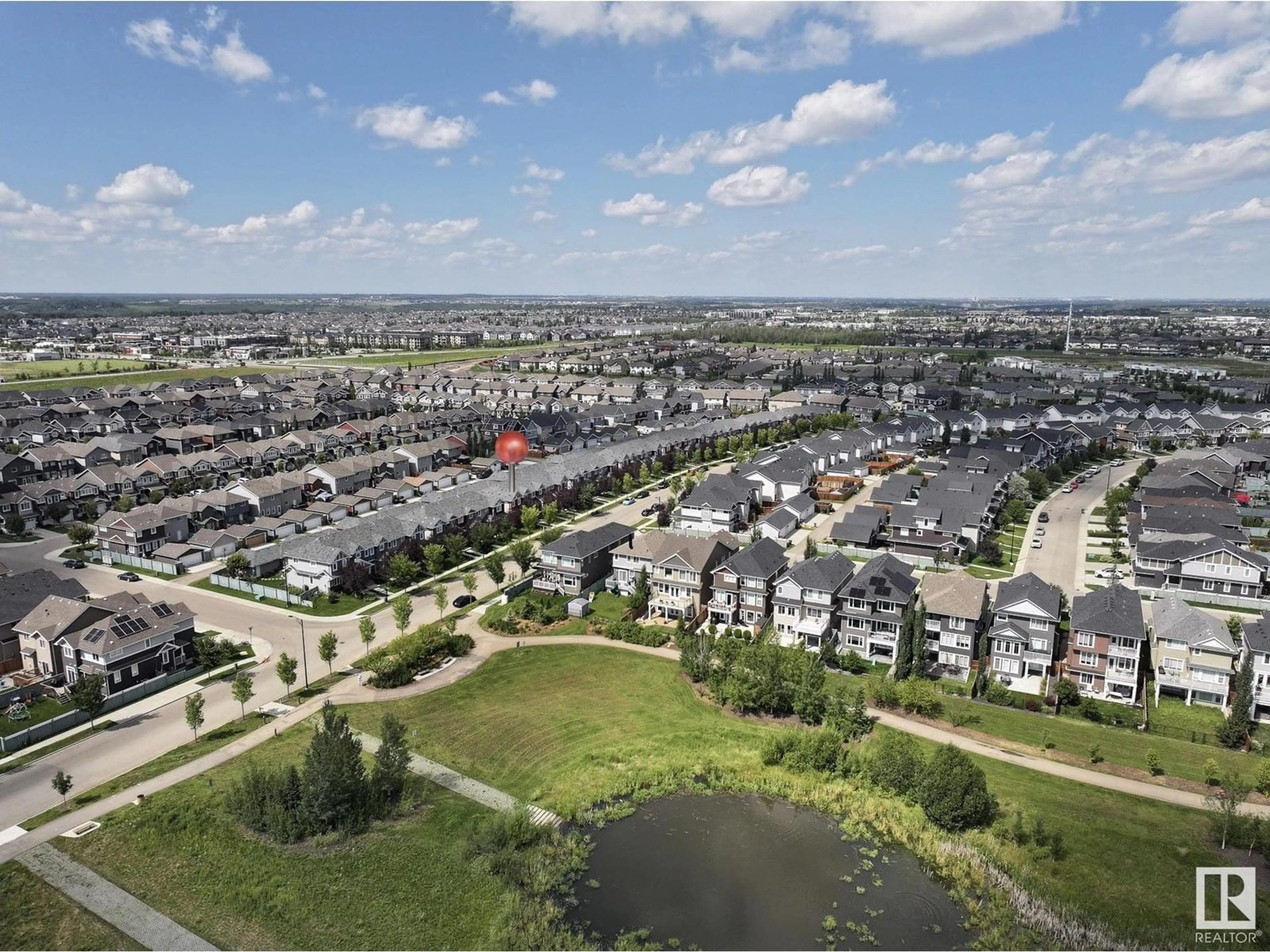 A pic from outside/outdoor area/front of a property/back of a property/a pic from drone, unknown for 2448 GLENRIDDING BV, Edmonton Alberta T6W2T4