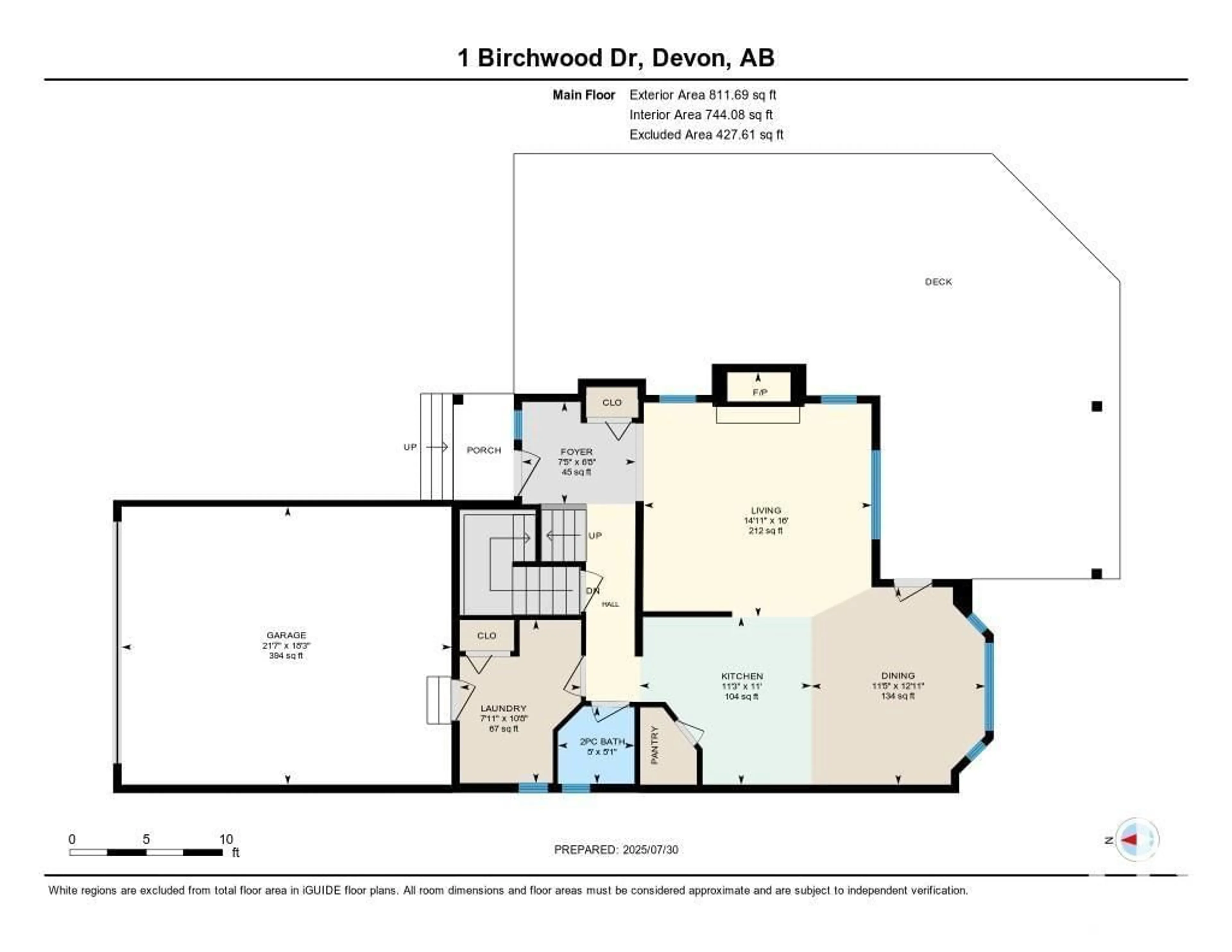 Floor plan for 1 BIRCHWOOD DR, Devon Alberta T9G2H9