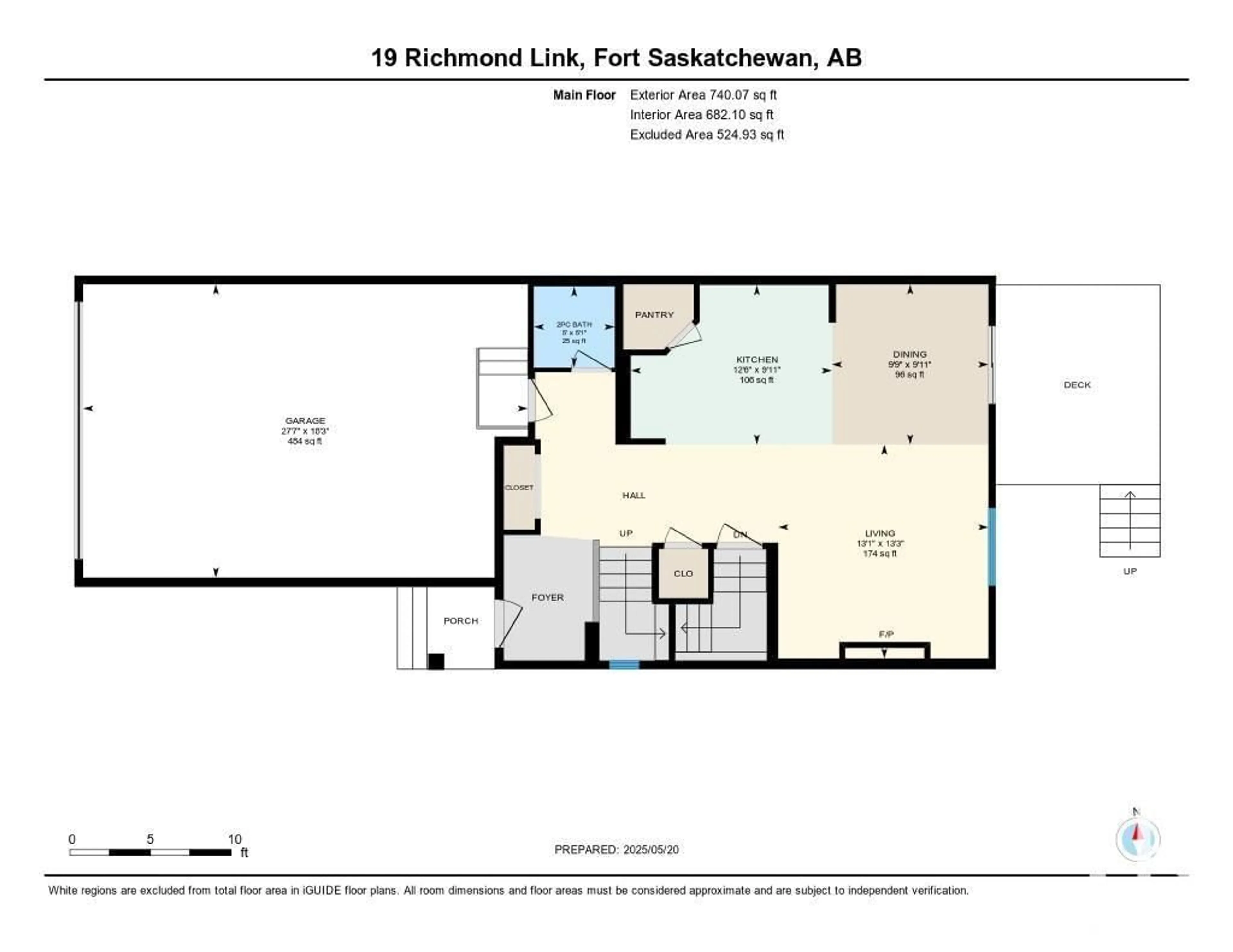 Floor plan for 19 RICHMOND LI, Fort Saskatchewan Alberta T8L0S2