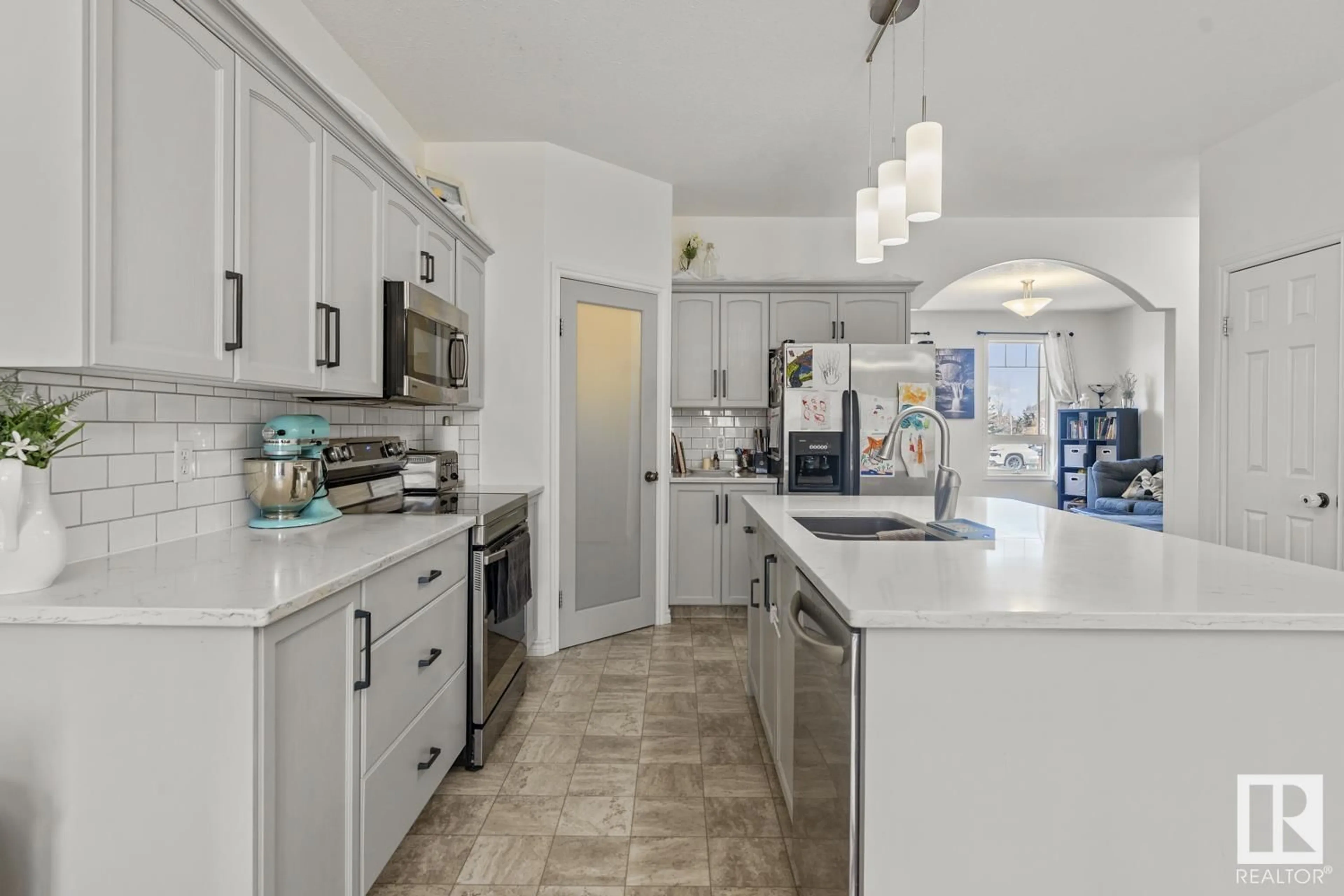 Open concept kitchen, ceramic/tile floor for 2905 DRAKE DRIVE, Cold Lake Alberta T9M1N9