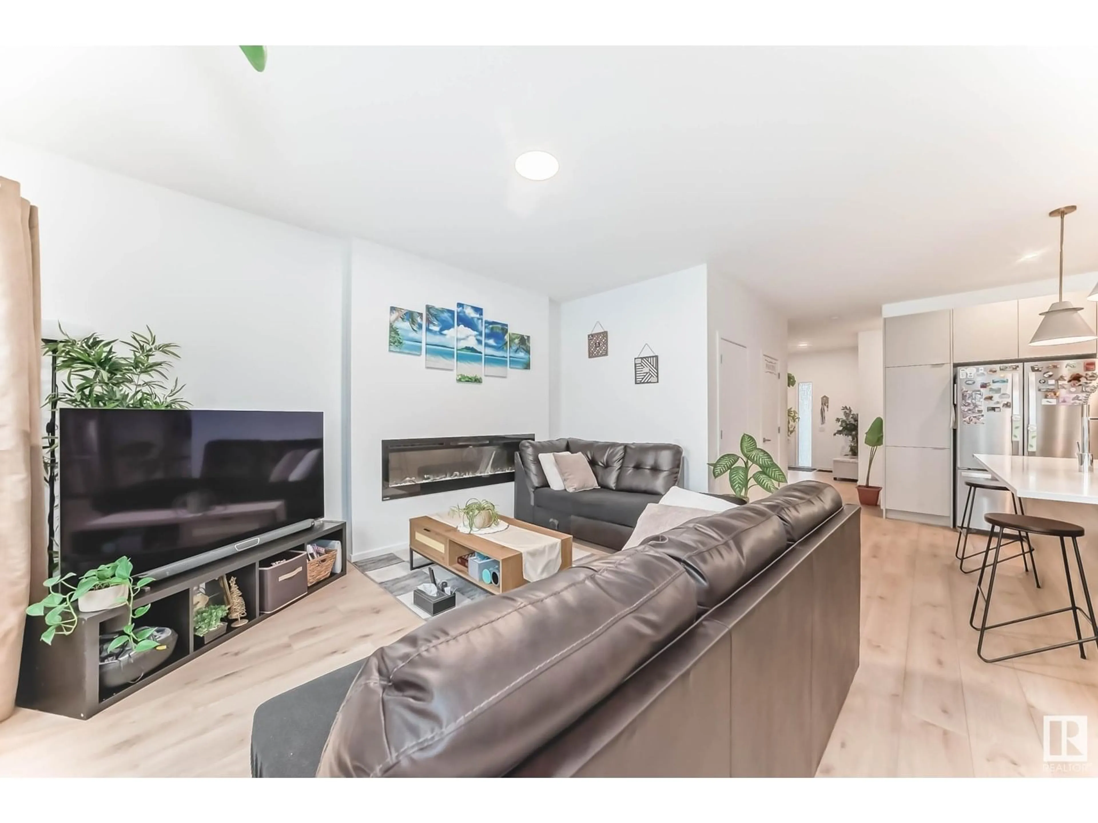 Living room with furniture, unknown for 4595 66 ST, Beaumont Alberta T4X2Z4